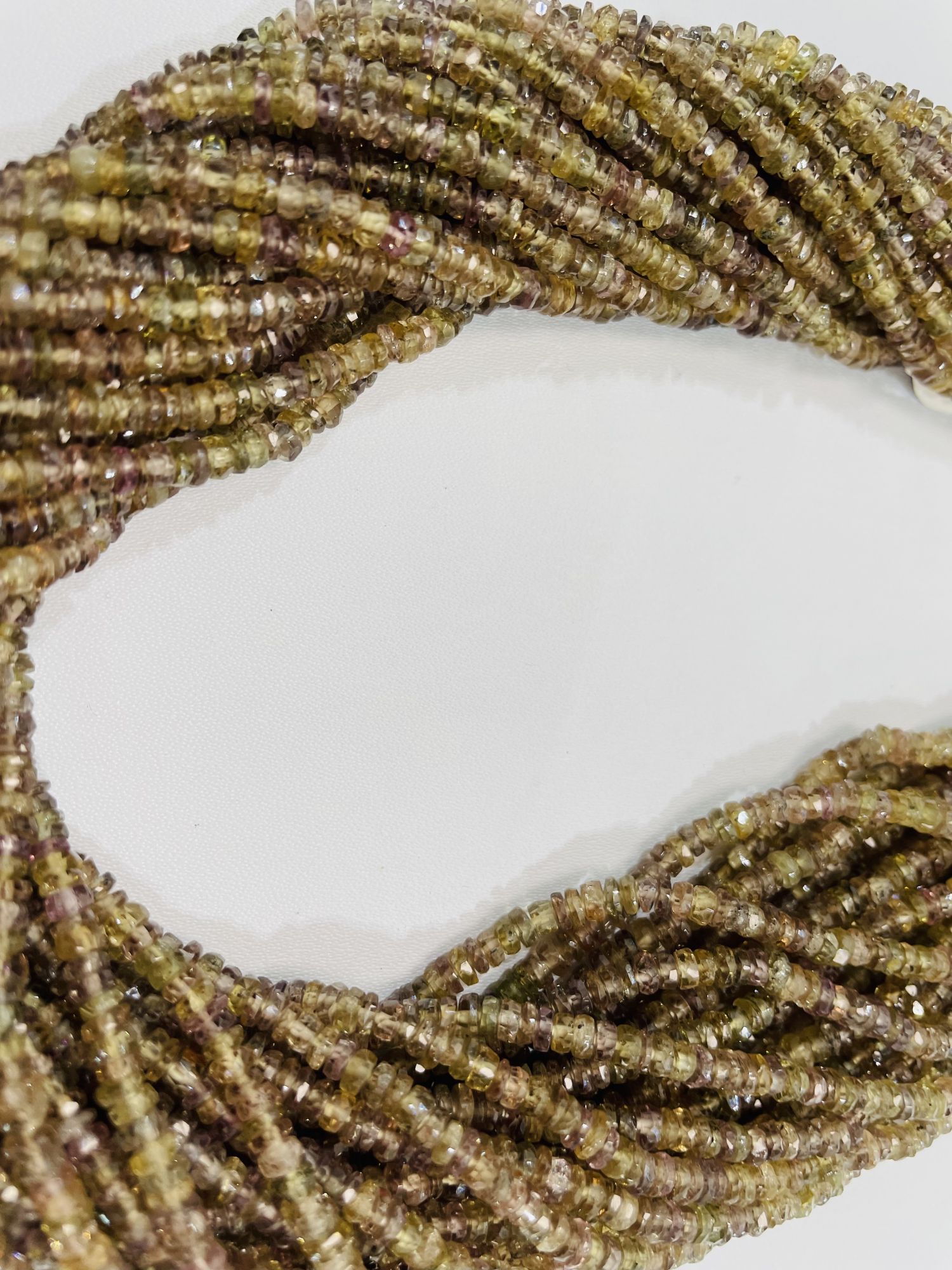 Color Change Garnet Rondelle Faceted