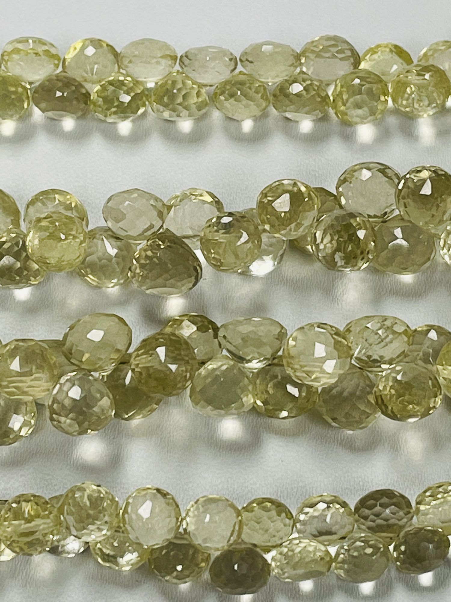 Lemon Quartz Onion Faceted