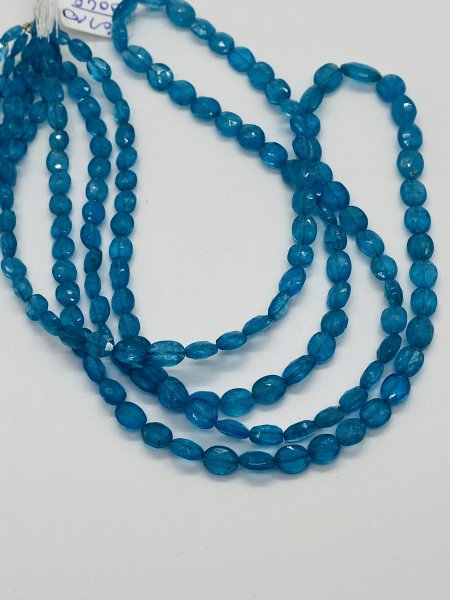 Peacock Apatite Ovals Faceted
