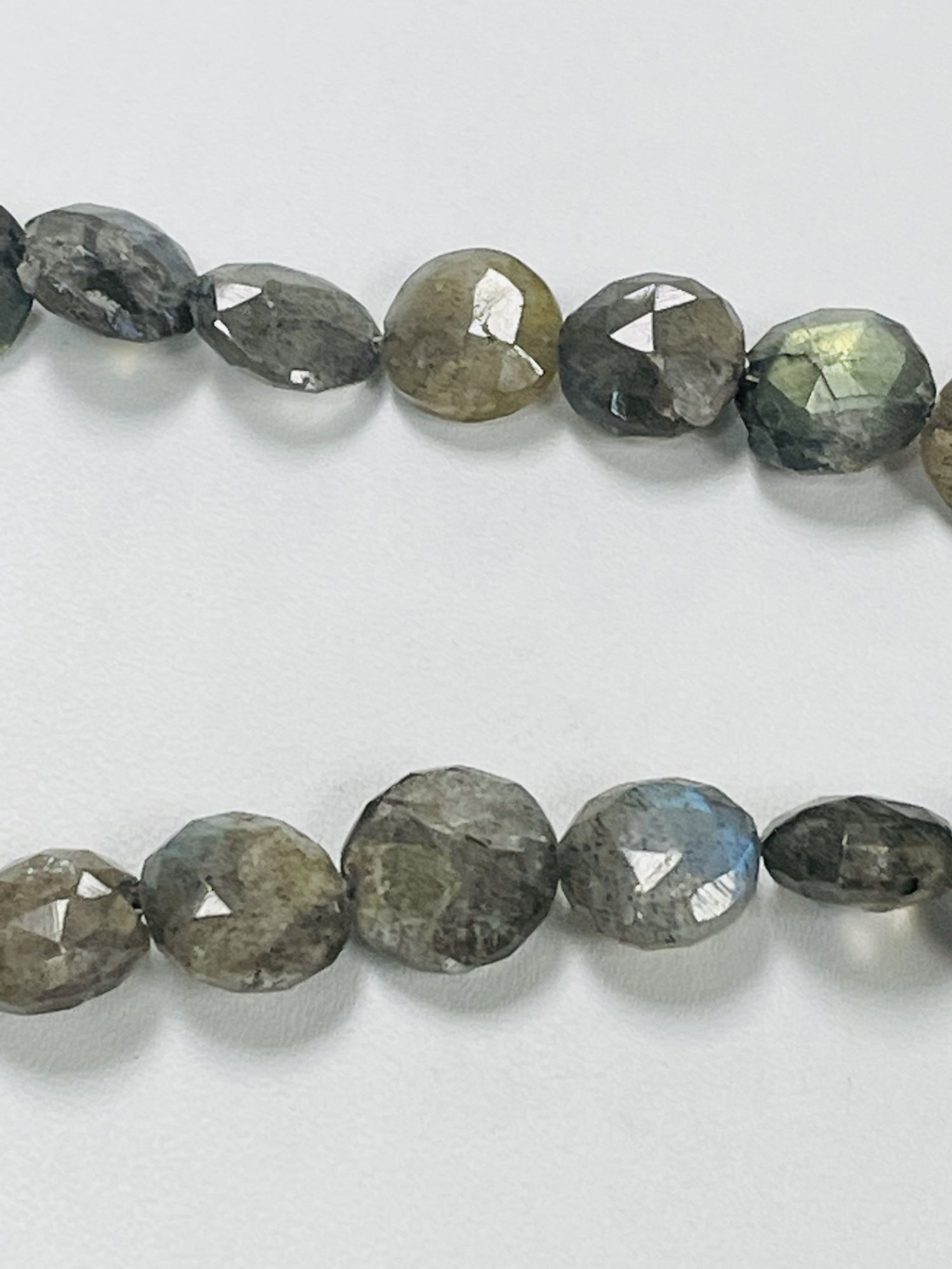 Labradorite Coin Faceted