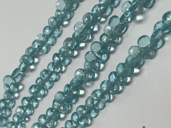 Sky Blue Hydro Quartz Heart Faceted