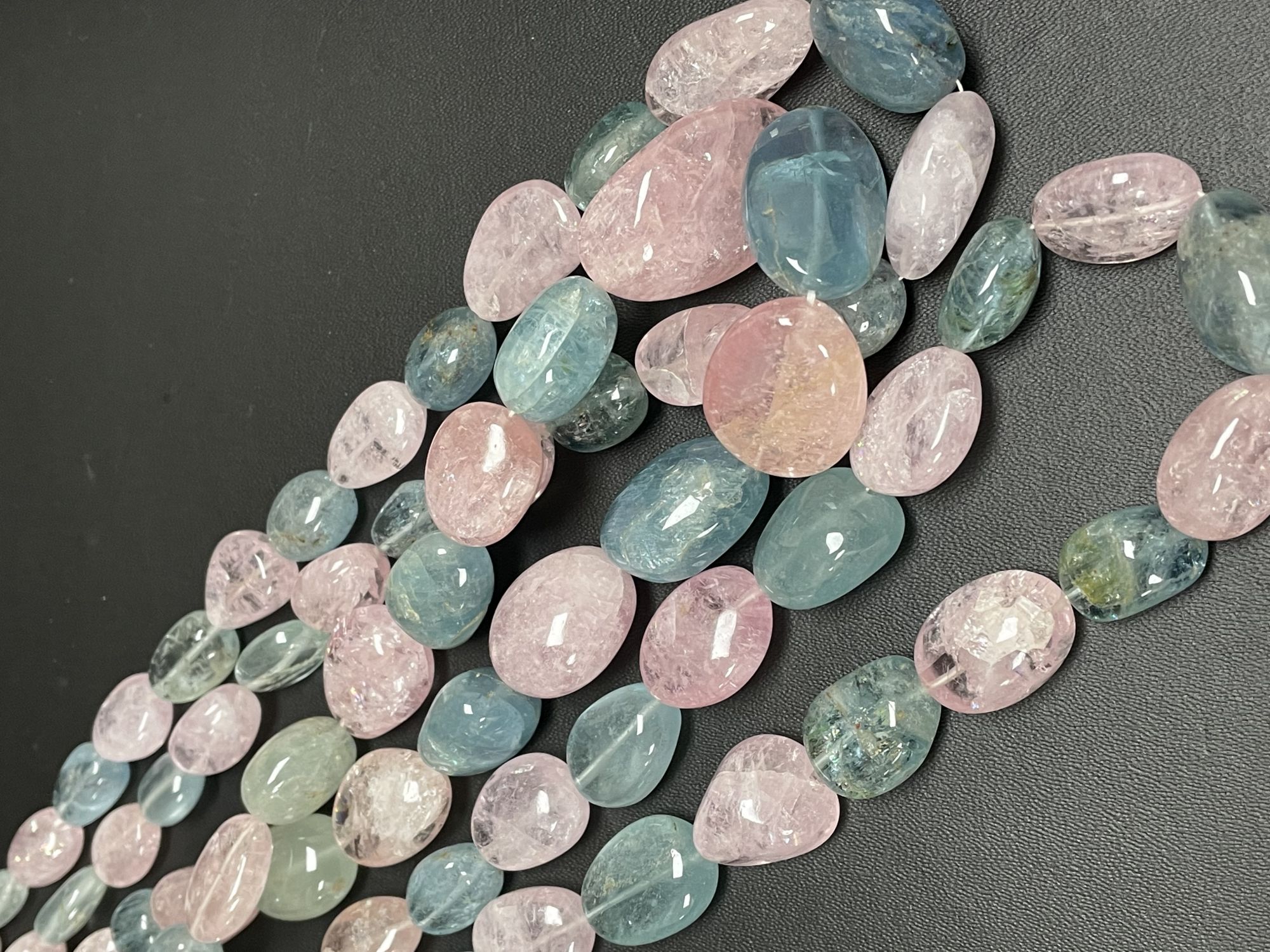 Multi Aquamarine Nugget Smooth