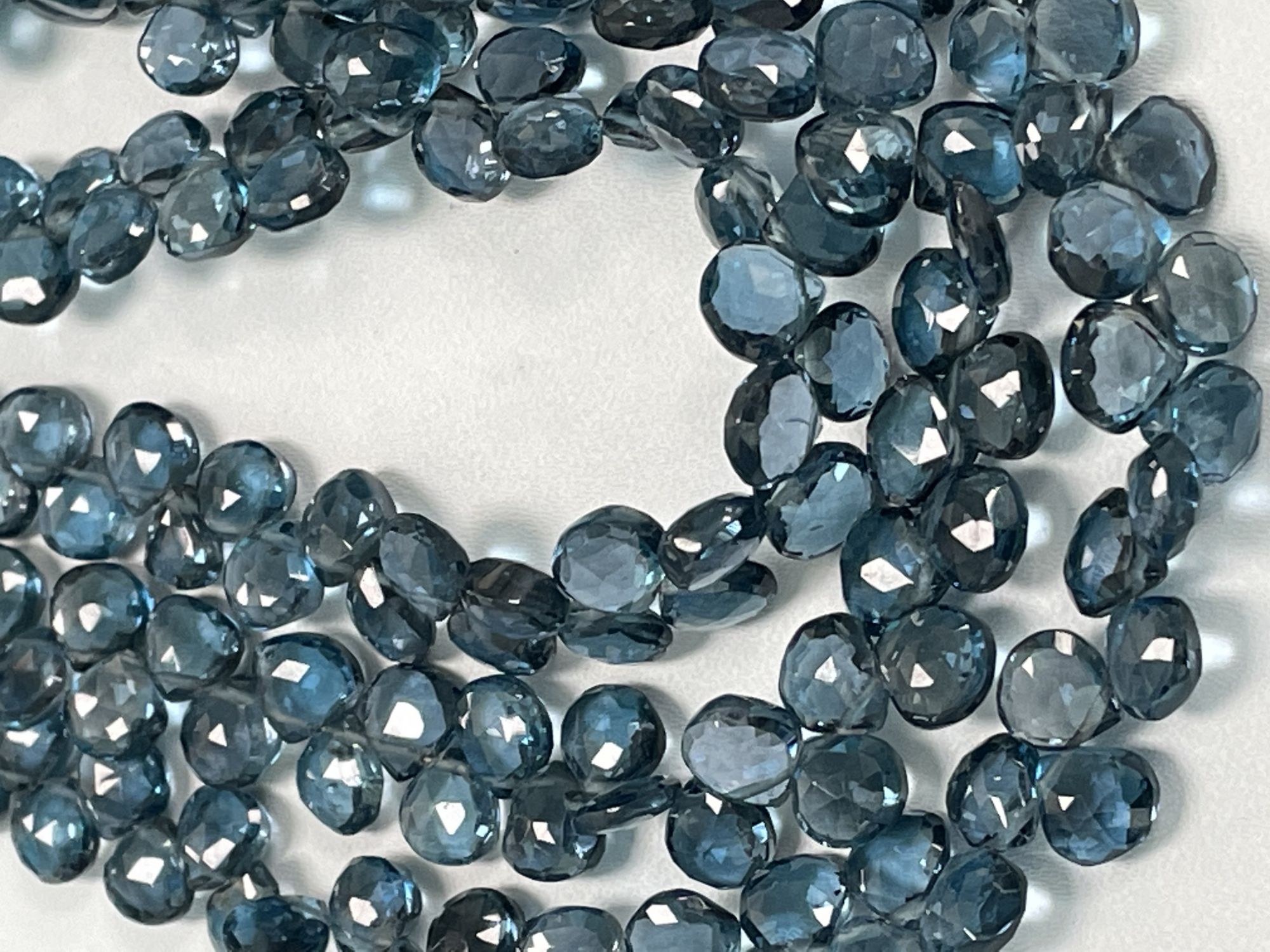 London Blue Topaz Heart Faceted