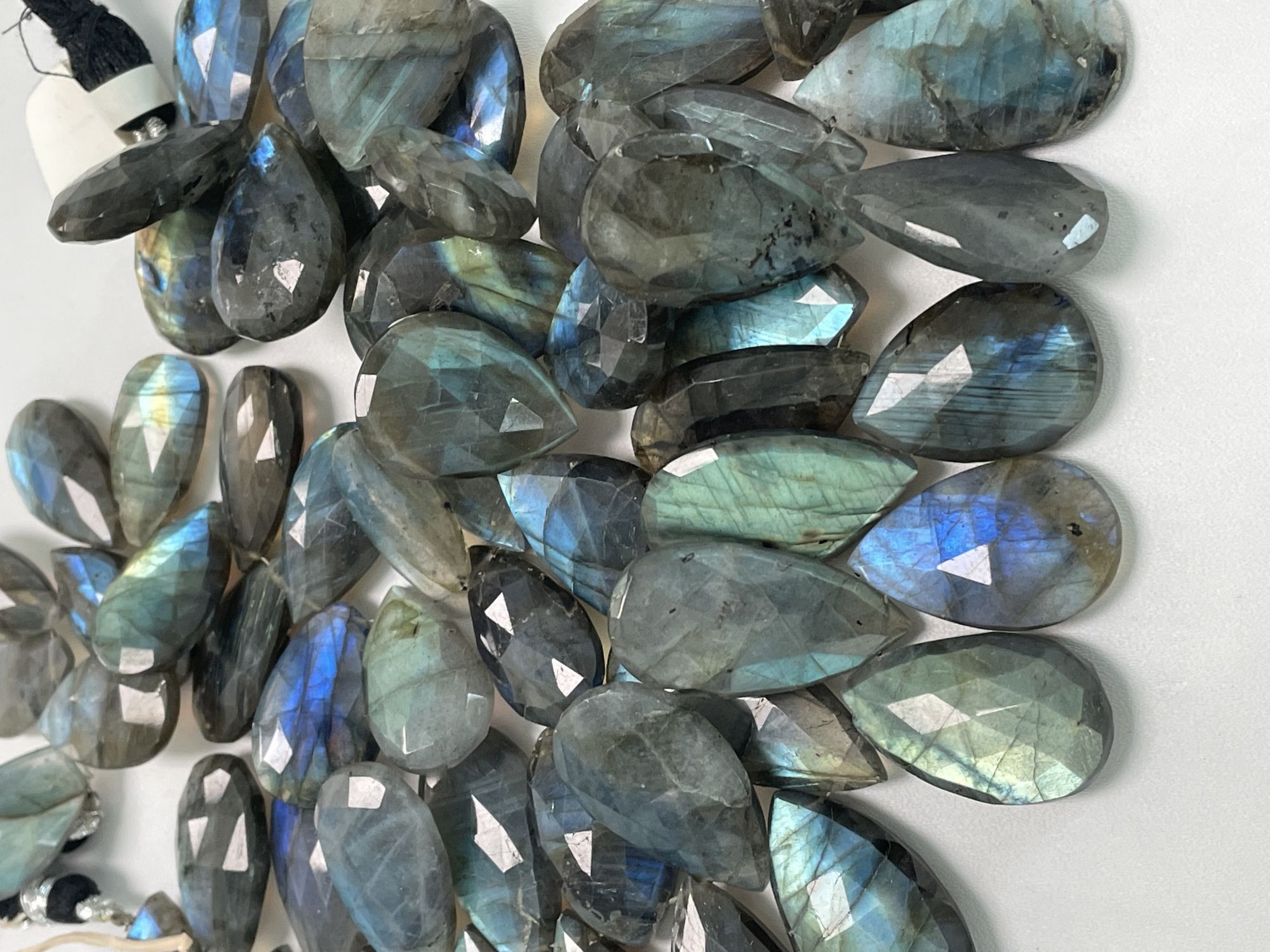 Labradorite Pear Faceted