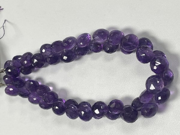 African Amethyst Onions Faceted