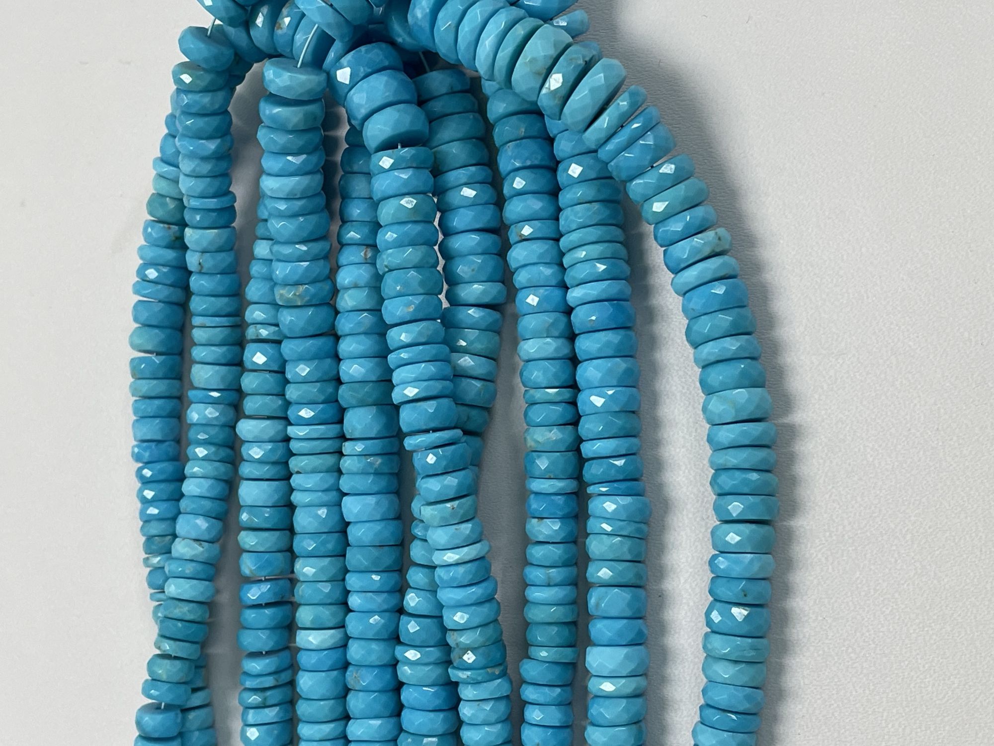 Turquoise Tire Faceted