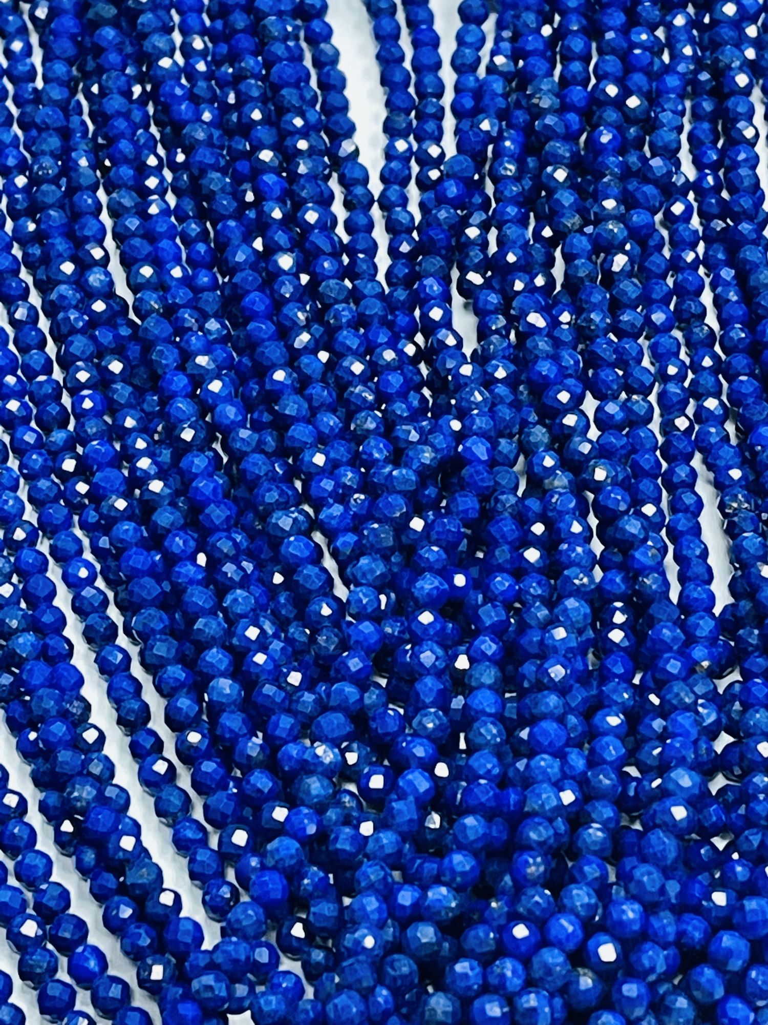 Lapis Lazuli Rondelle Faceted