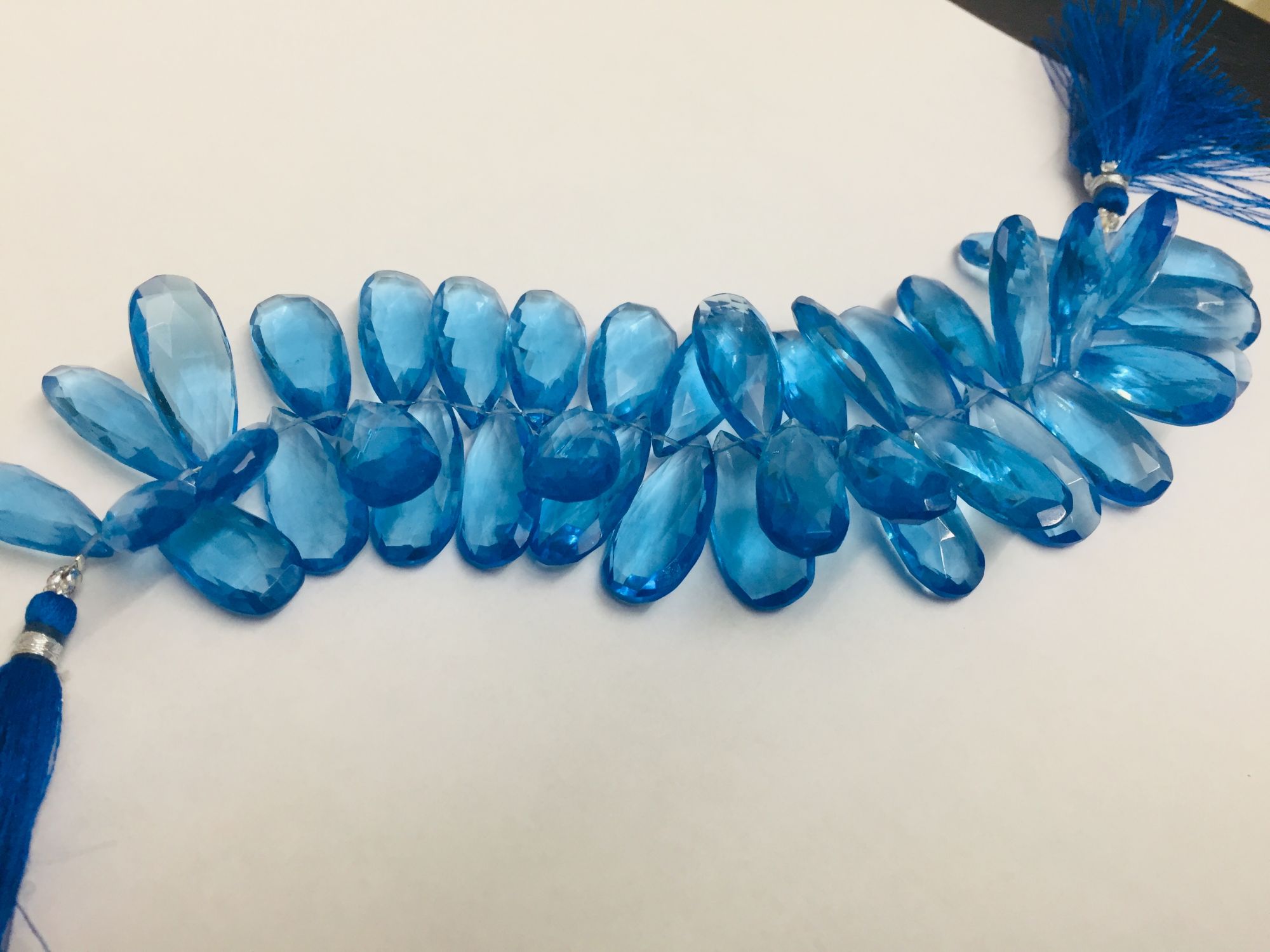 Hydro Quartz Pears Faceted