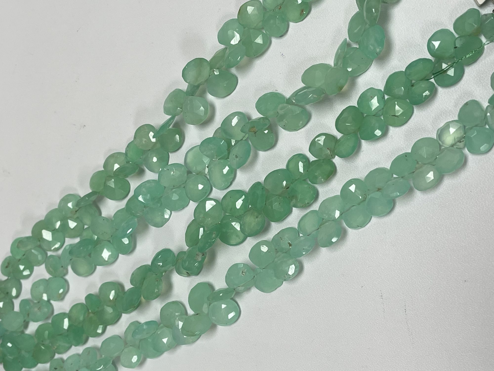 Chrysoprase Heart Faceted