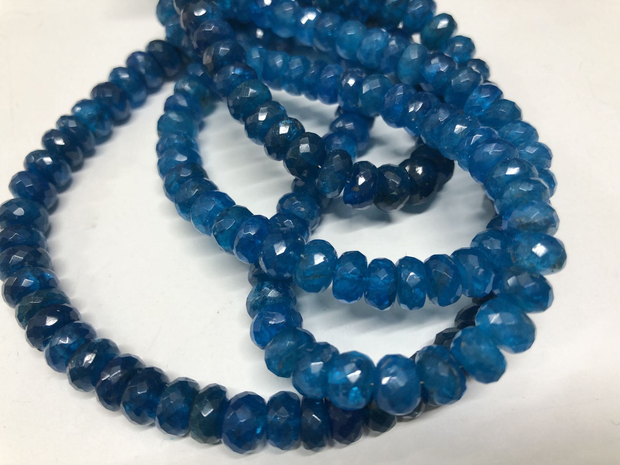 Apatite Rondelles Faceted