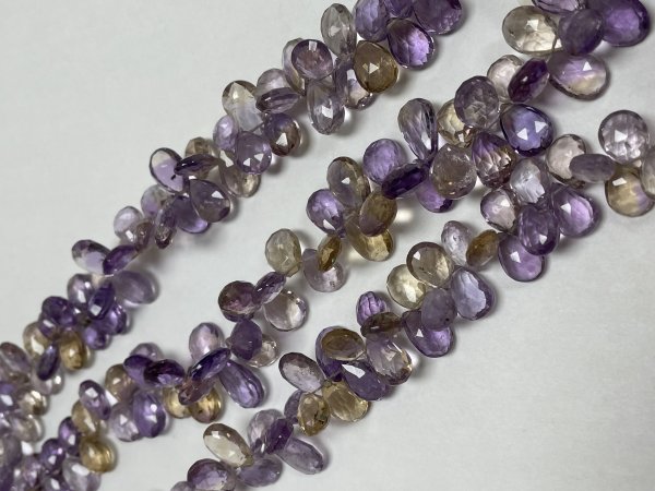 Ametrine Pear Faceted