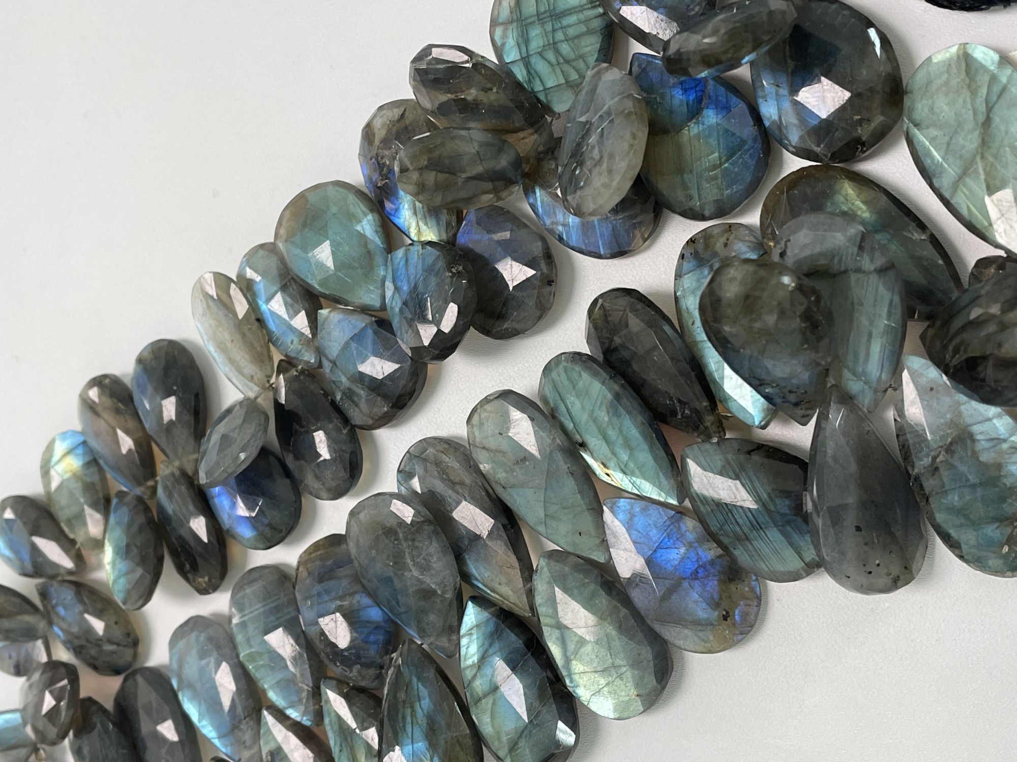 Labradorite Pear Faceted
