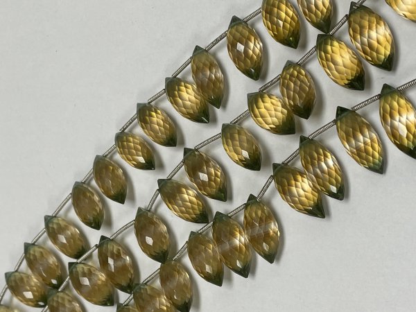 Bio Lemon Hydro Quartz Puff Marquise Faceted