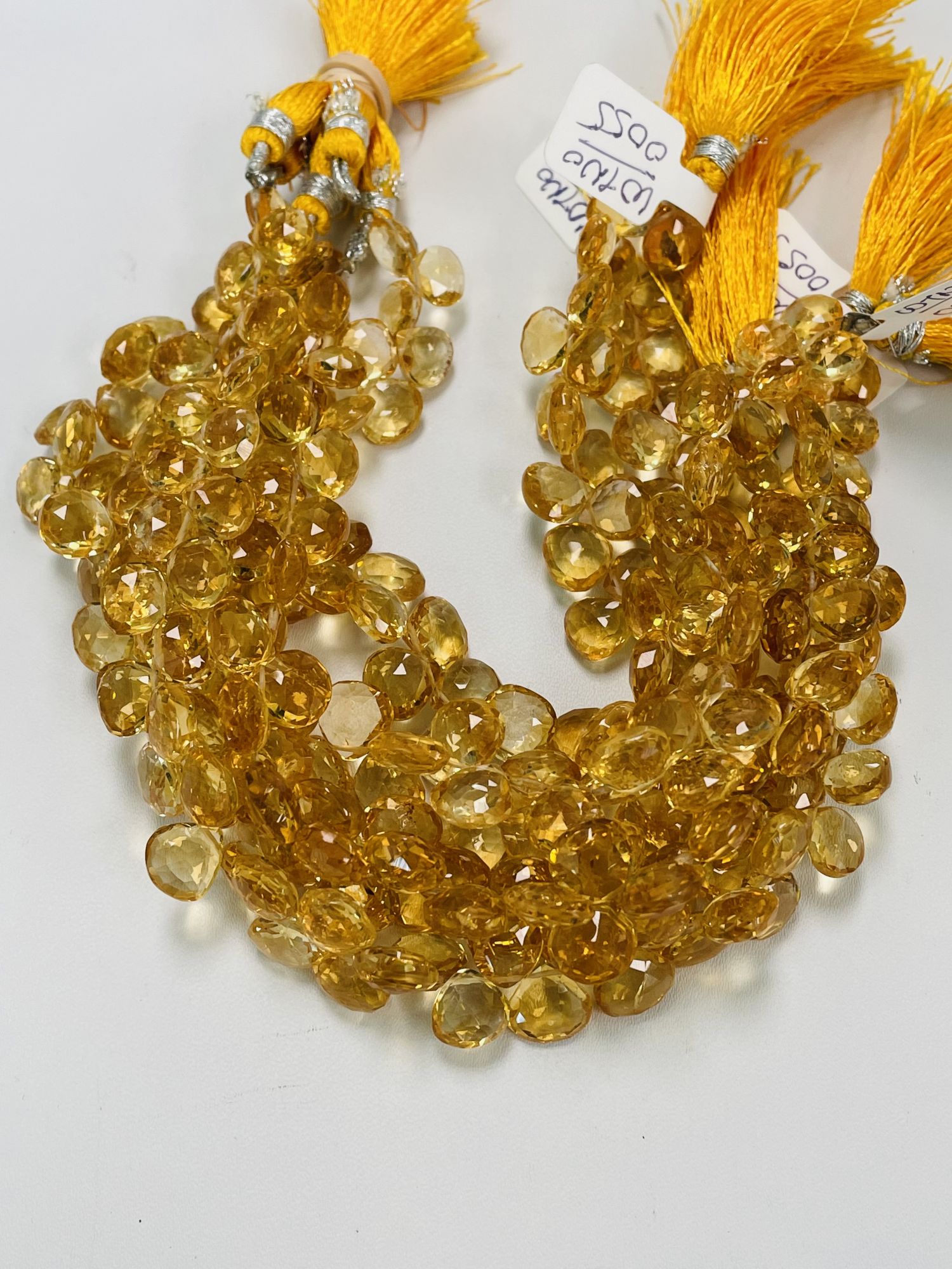 Citrine Heart Faceted
