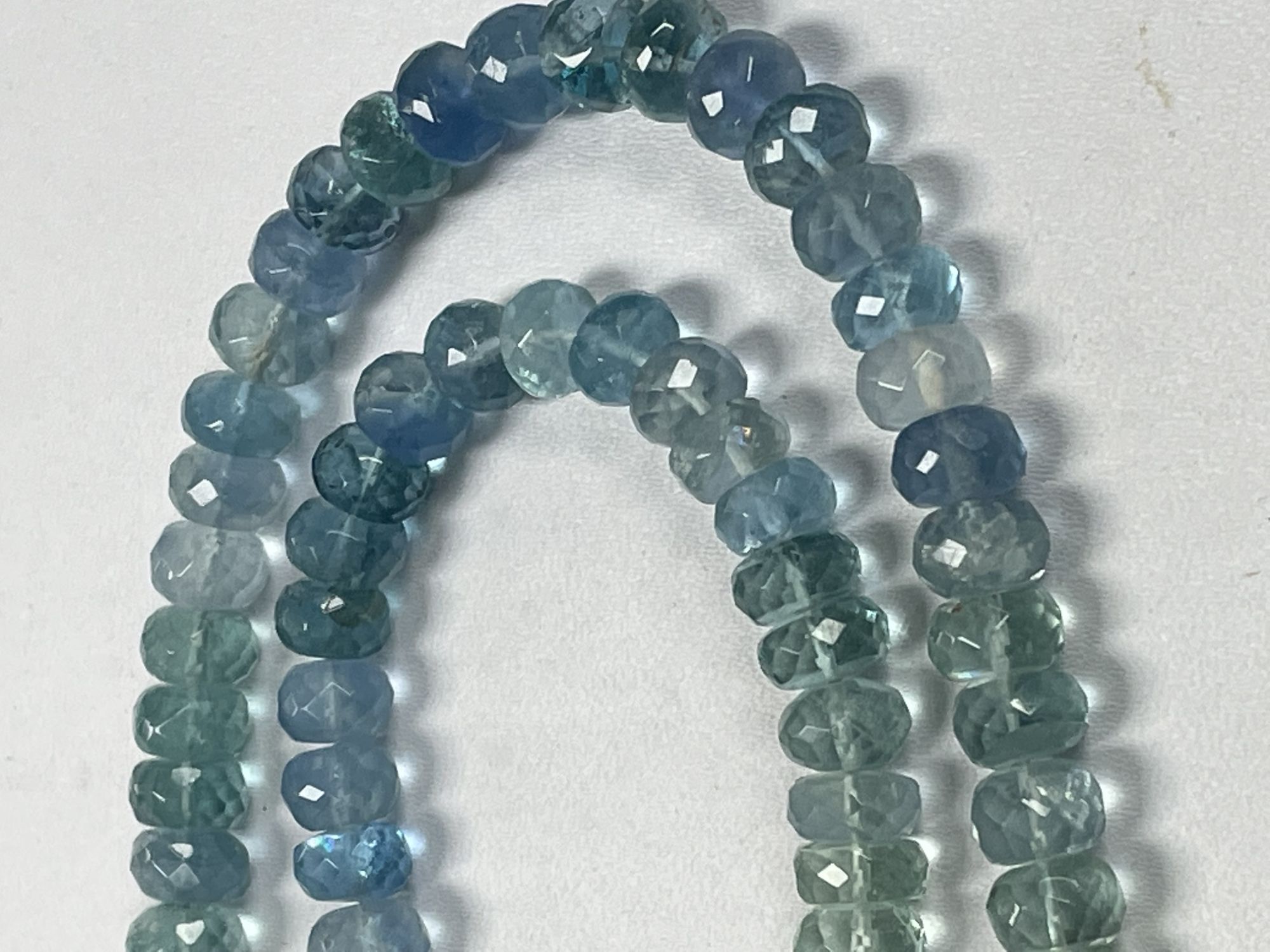 Fluorite Rondelle Faceted