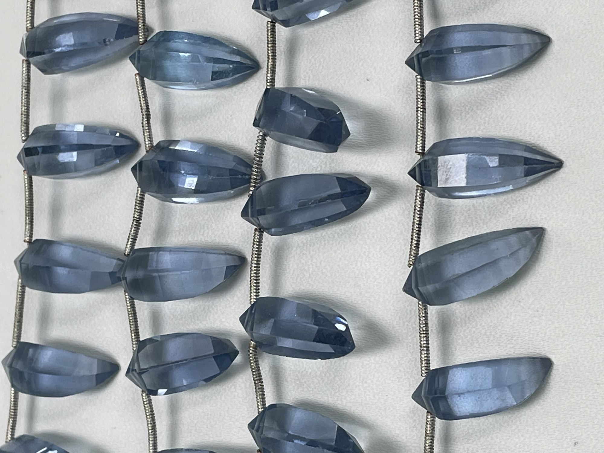 Iolite Hydro Quartz Okra Faceted