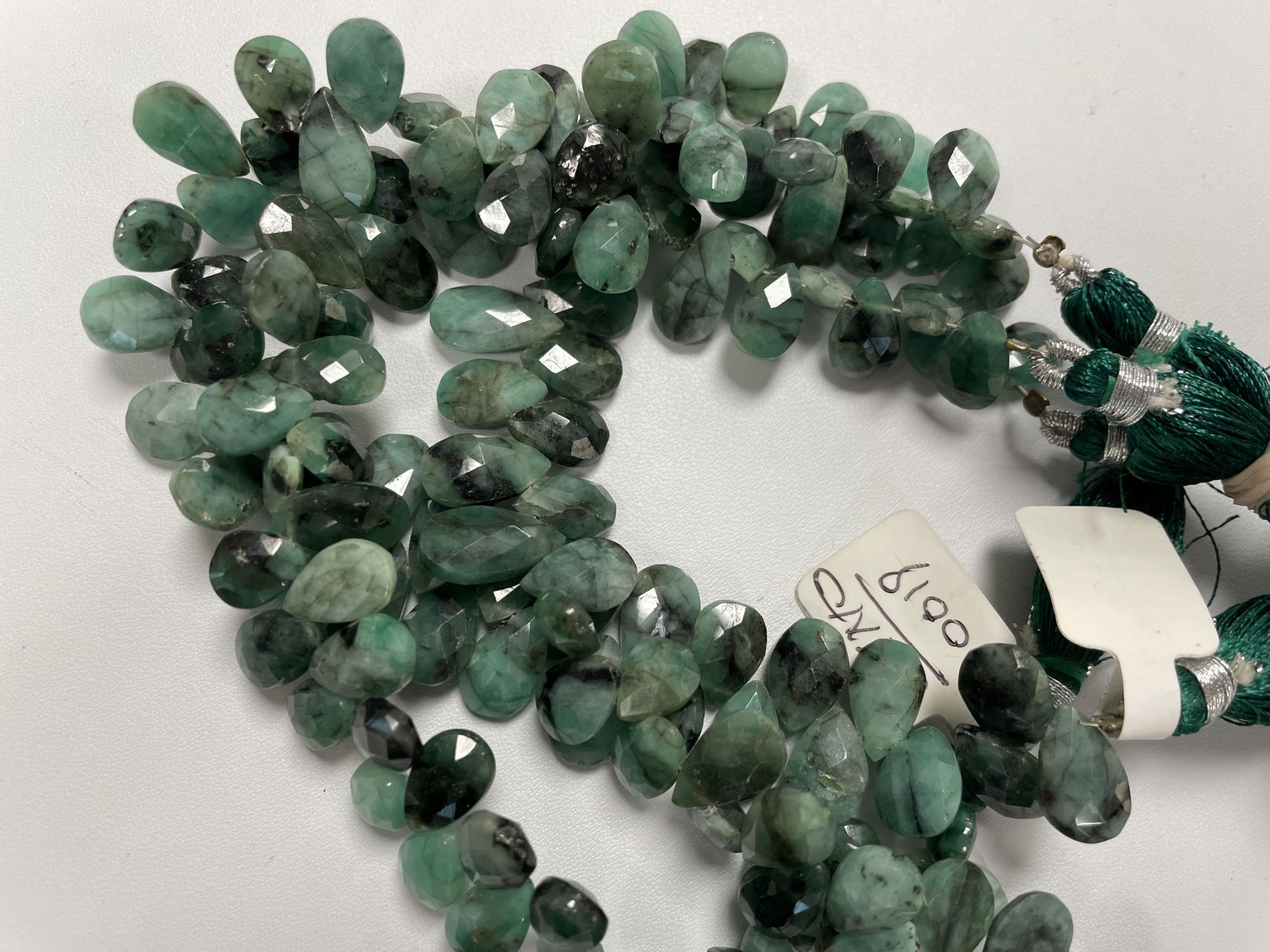 Brazilian Emerald Pears Faceted