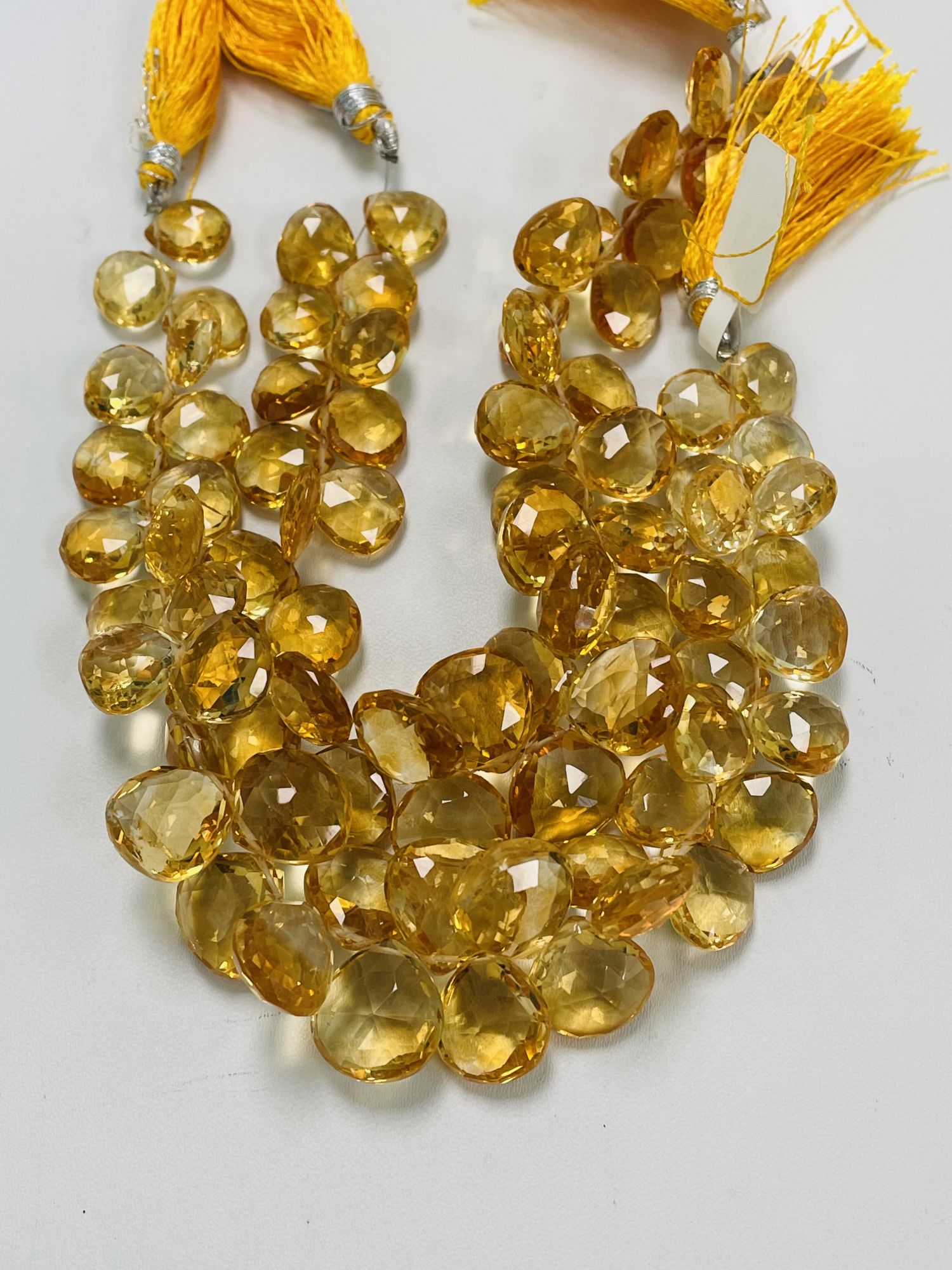 Citrine Heart Faceted