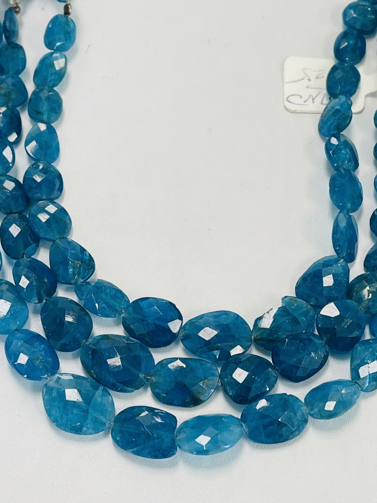 Apatite Nugget Faceted Graduated