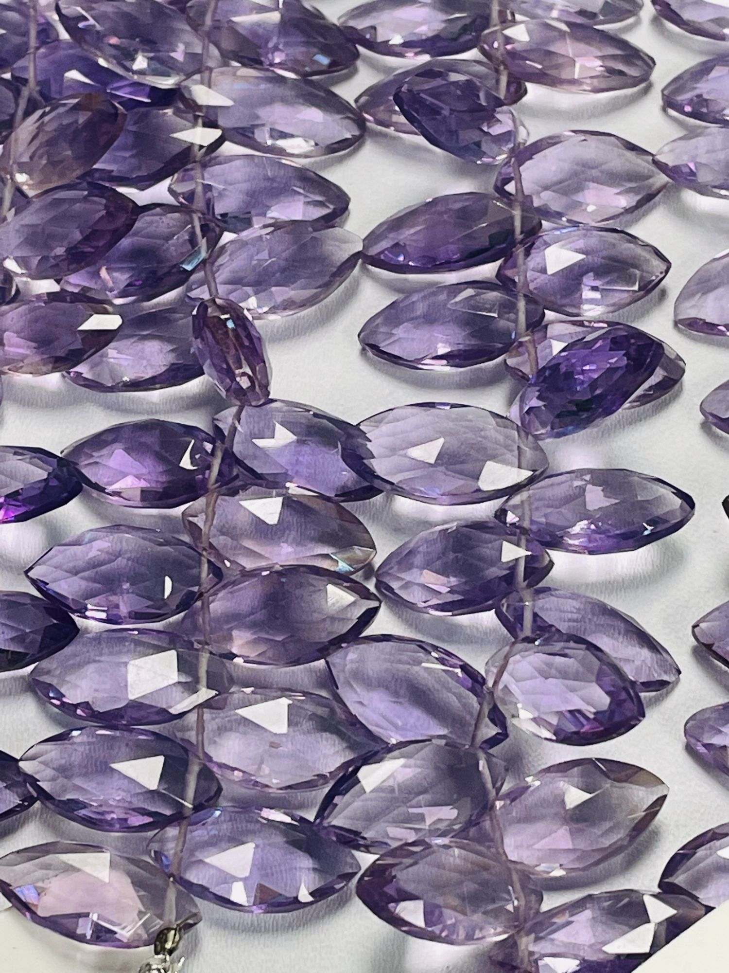 Purple Amethyst Marquise Faceted
