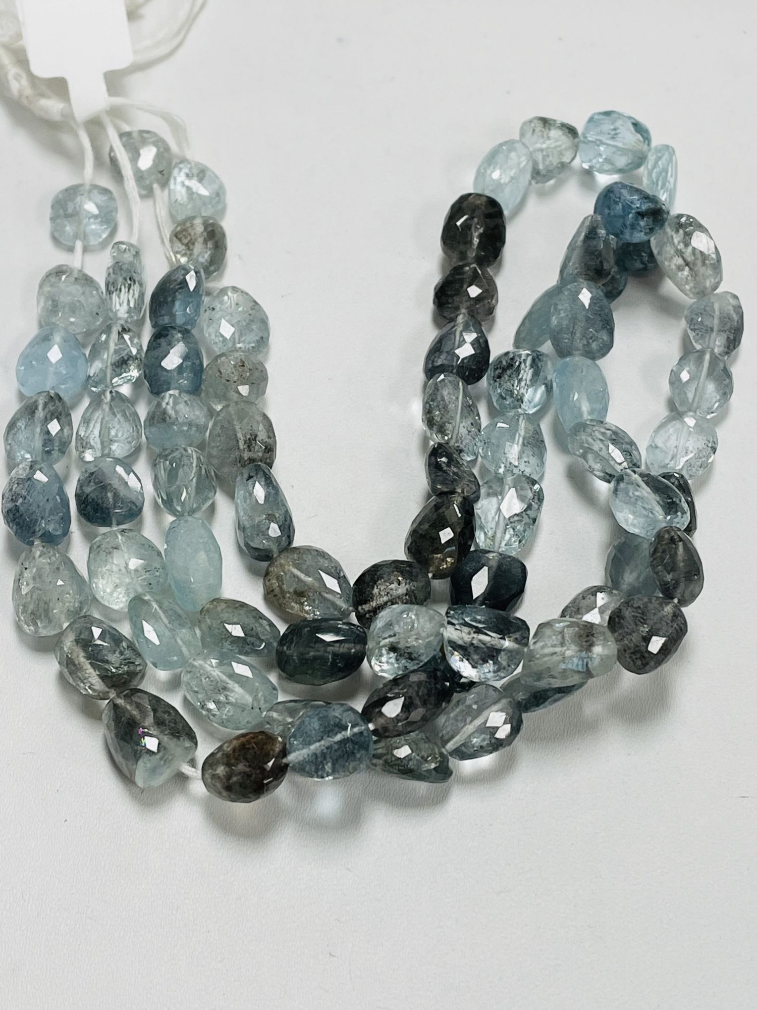 Copper Aquamarine Nugget Faceted