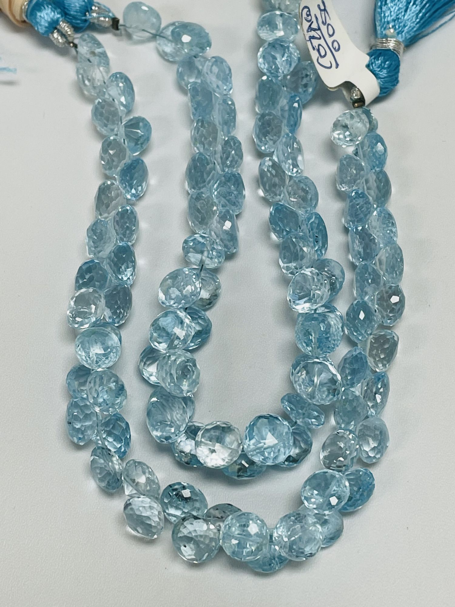 Sky Blue Topaz Onion Faceted