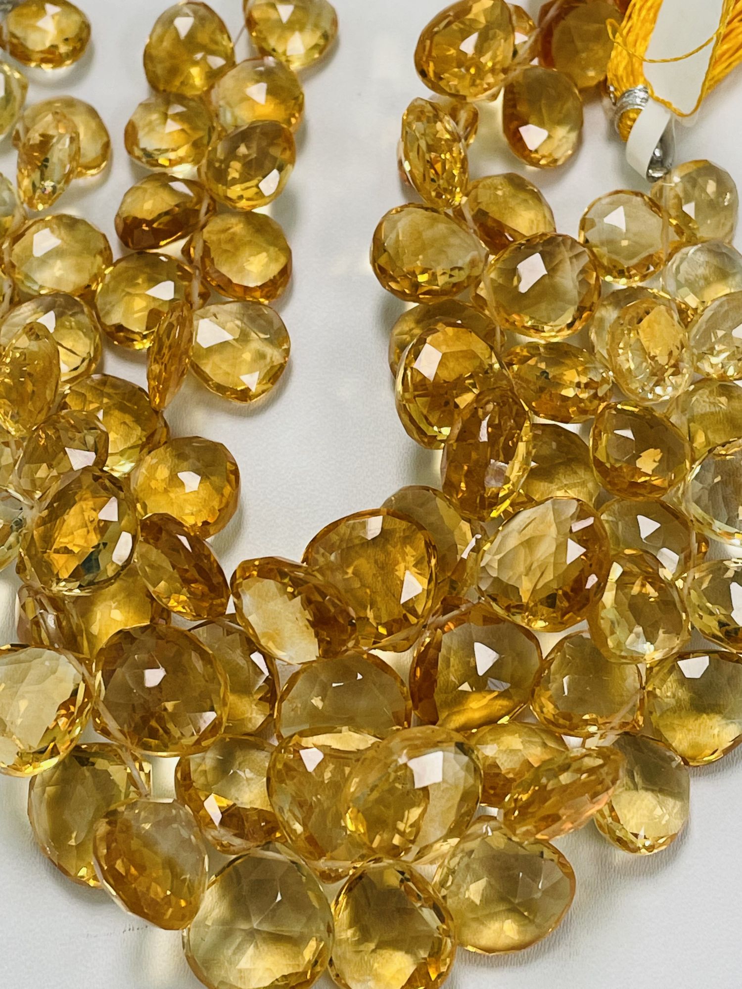 Citrine Heart Faceted