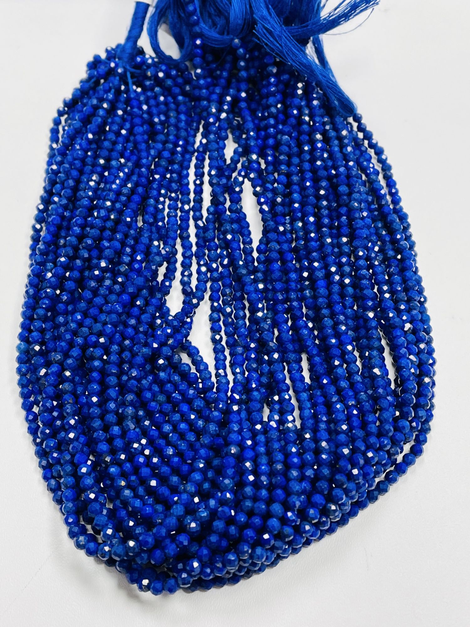 Lapis Lazuli Rondelle Faceted