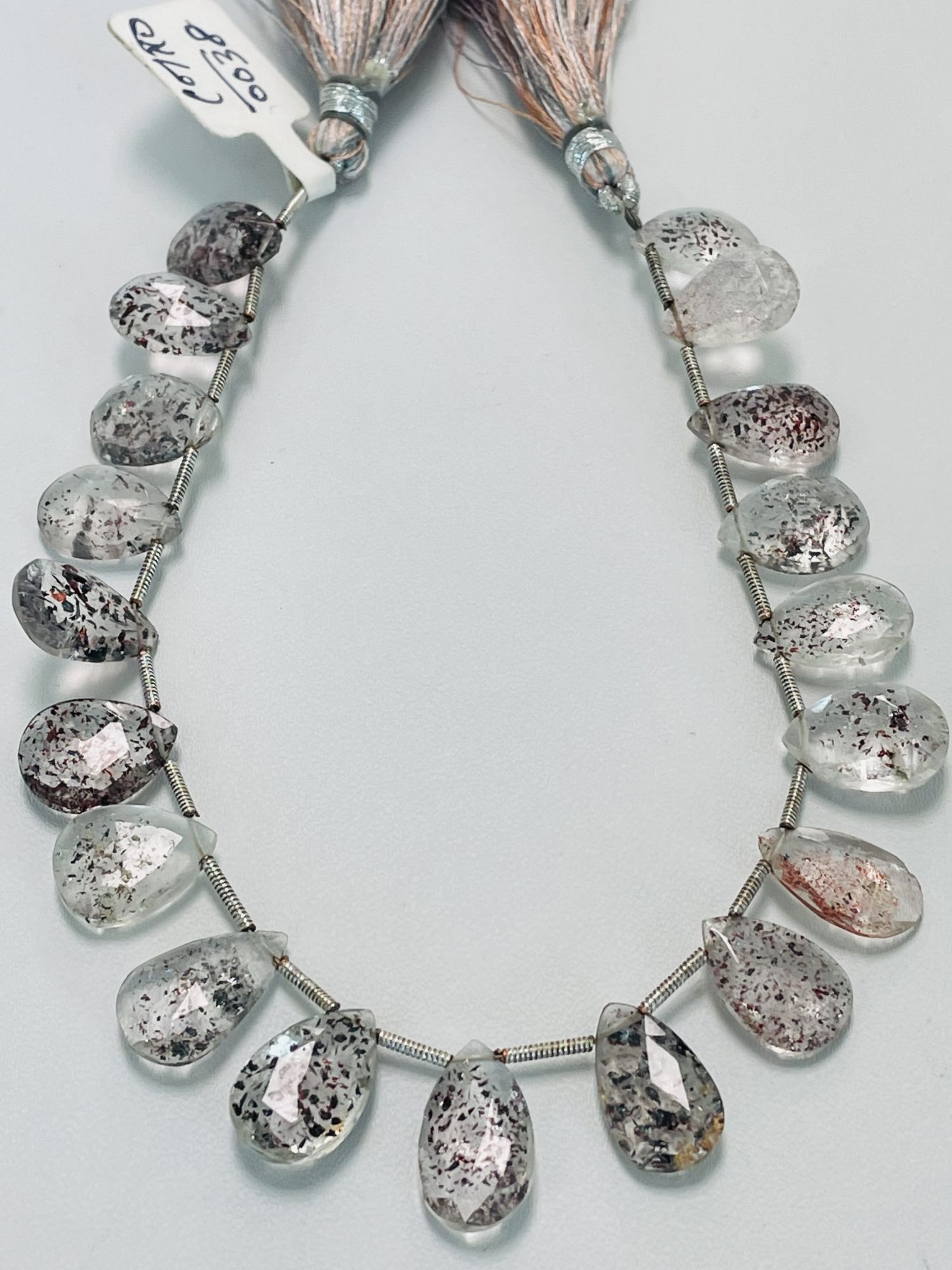 Moss Amethyst Pear Faceted