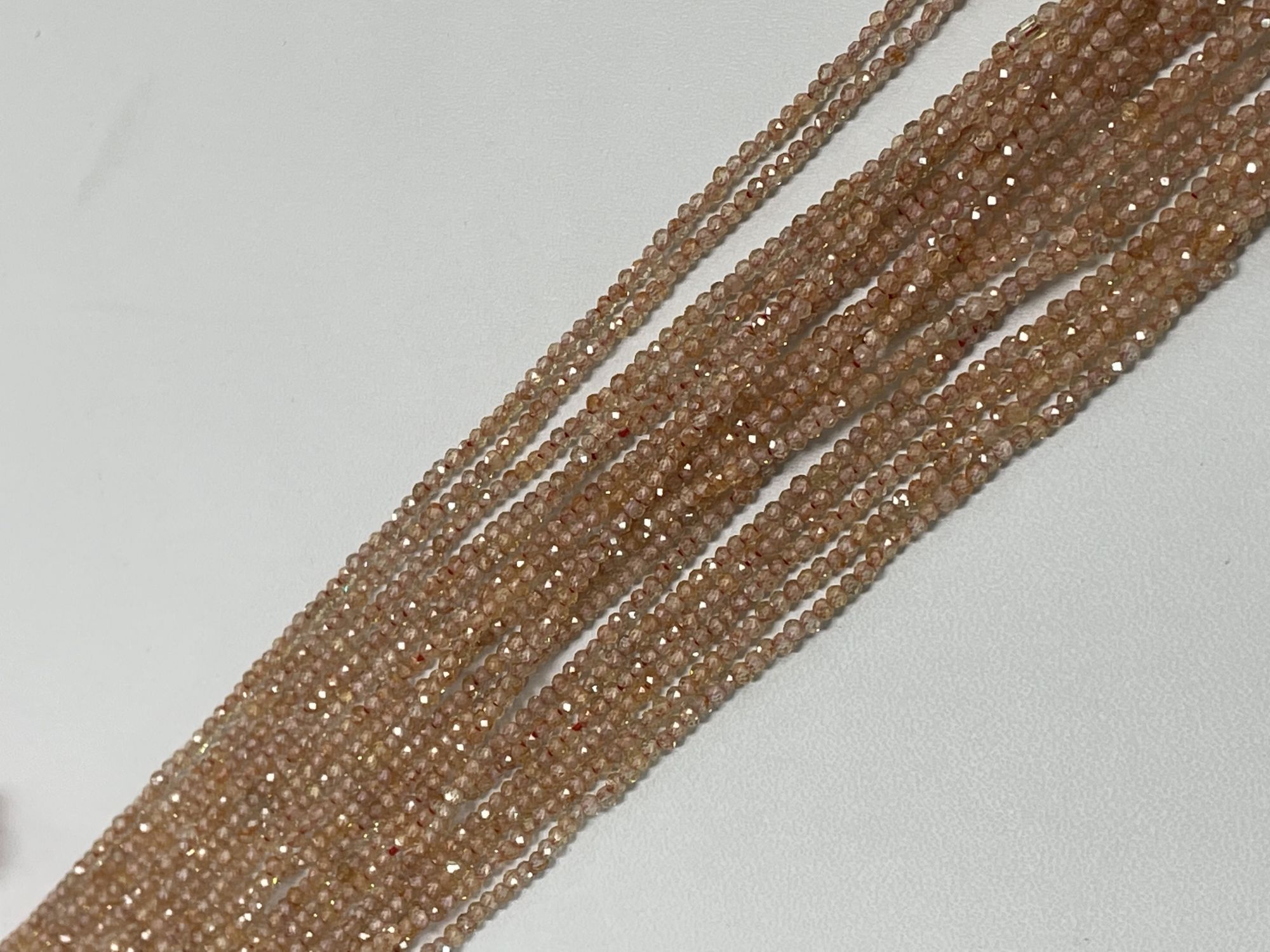 Natural Zircon Rondelle Faceted