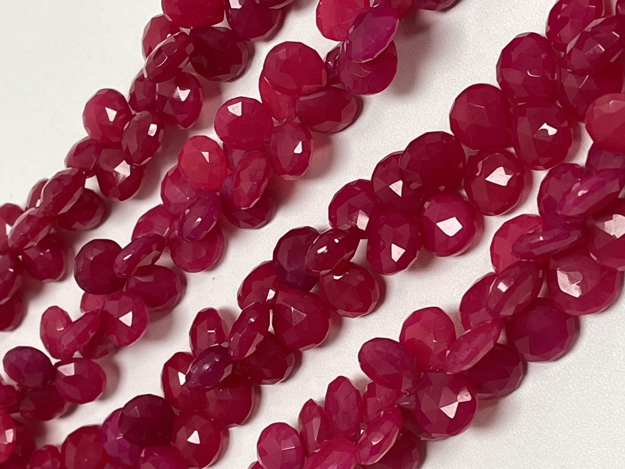 Chalcedony Heart Faceted