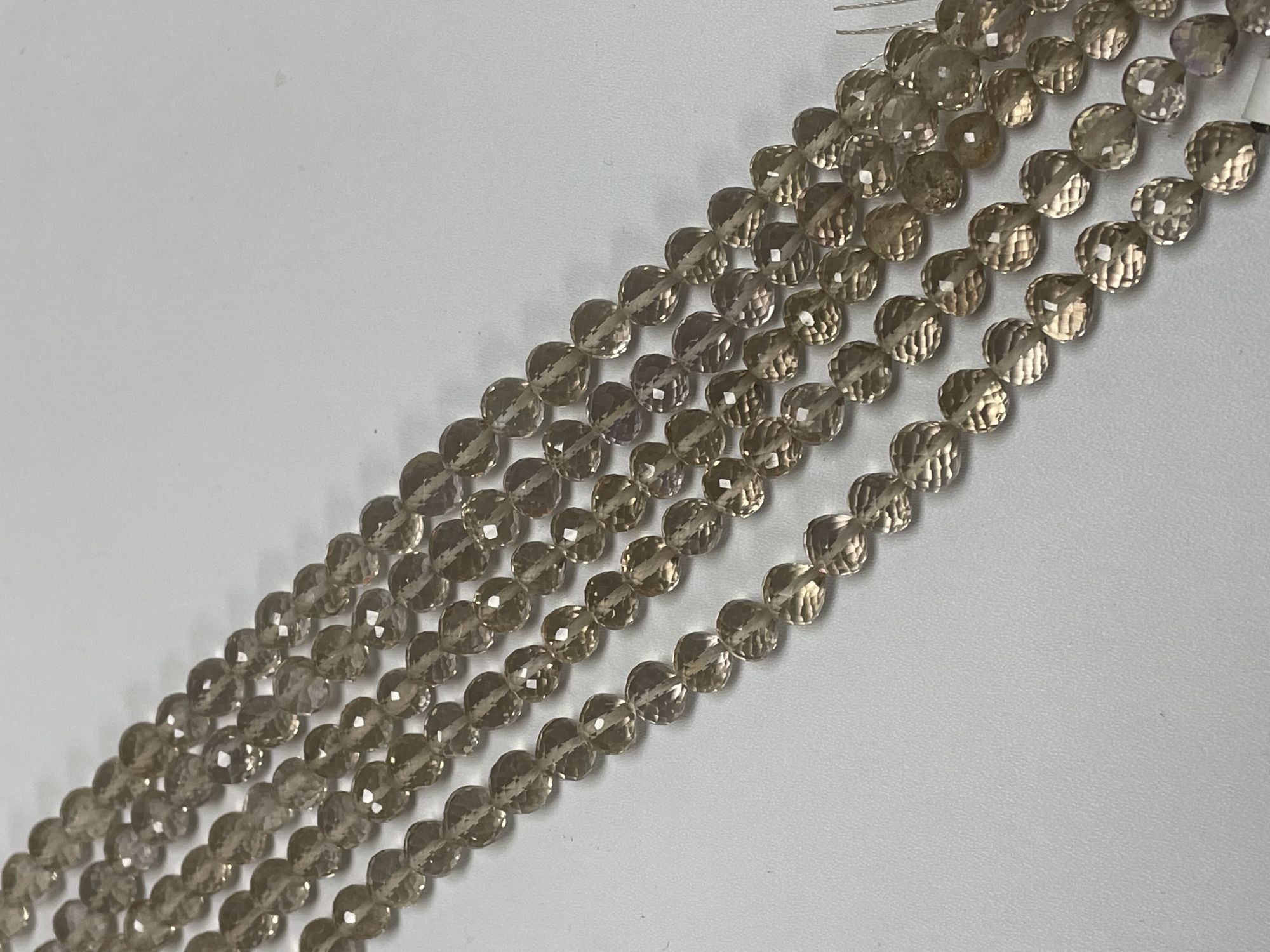 Champagne Quartz Onion Faceted