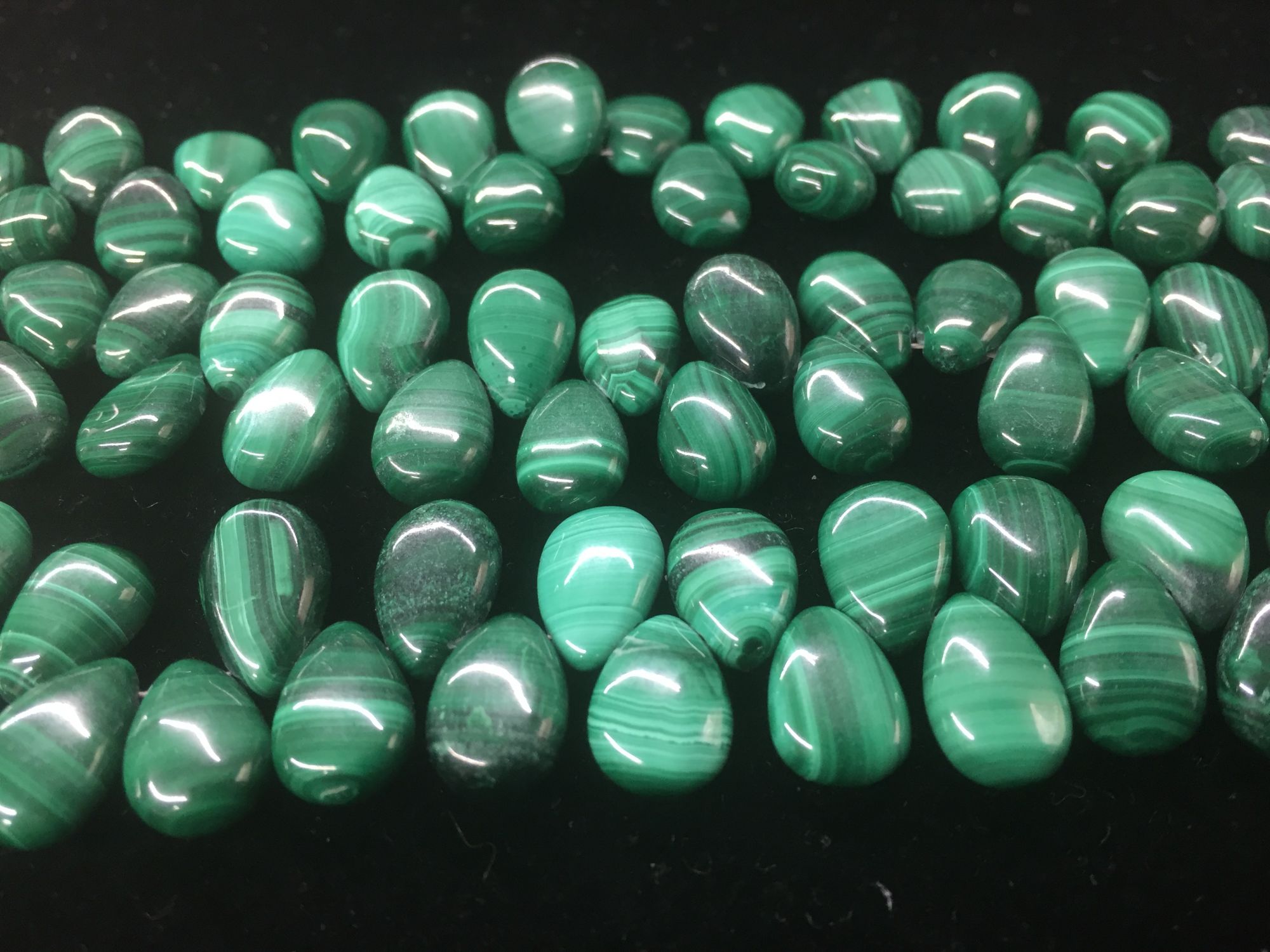Malachite Heart Smooth