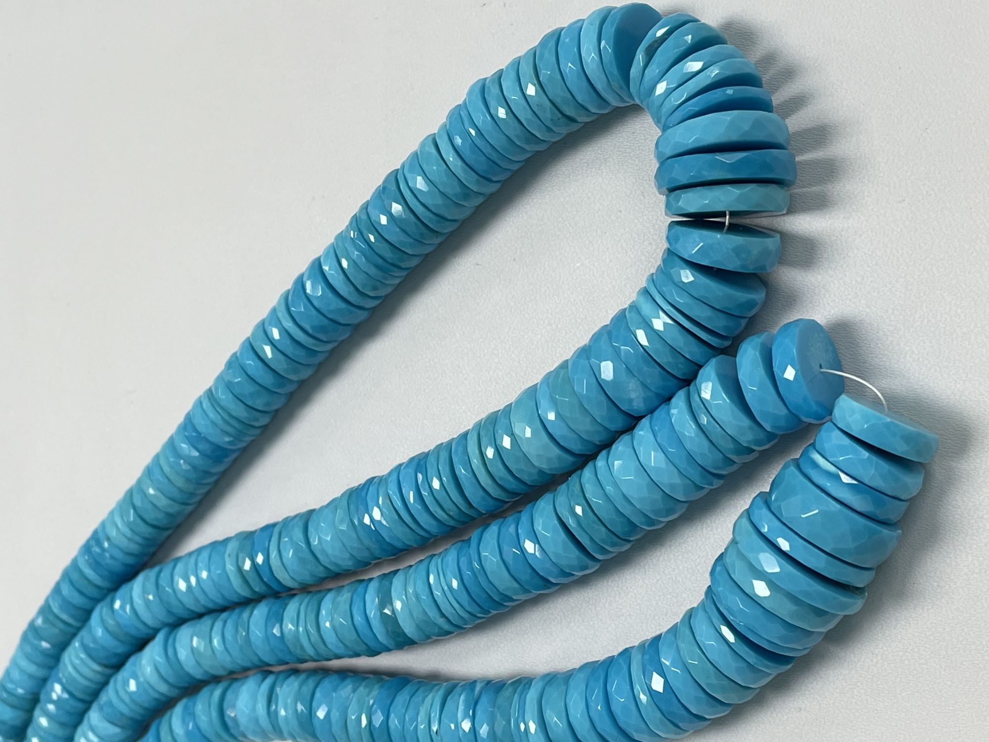 Turquoise Tire Faceted