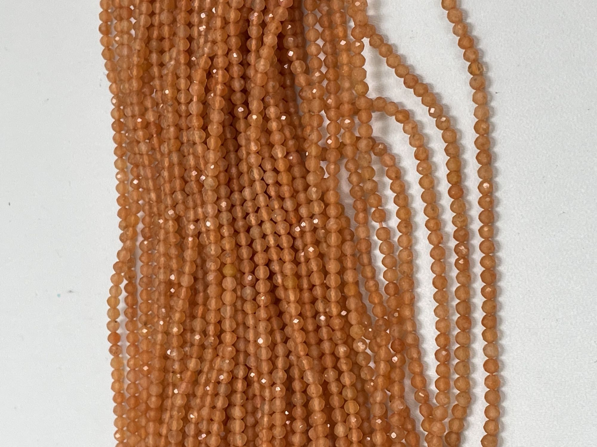 Carnelian Rondelle Faceted