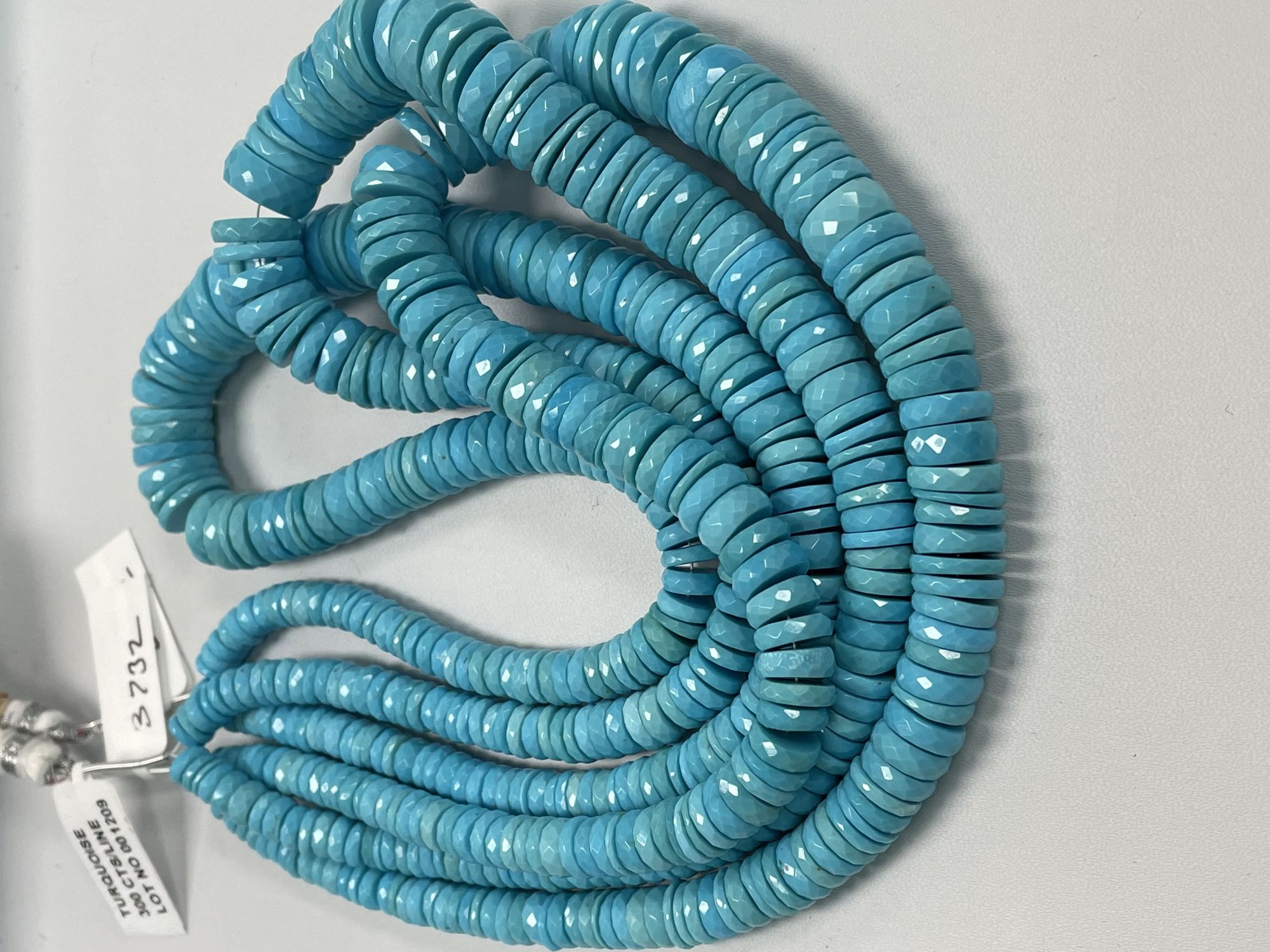 Turquoise Tire Faceted