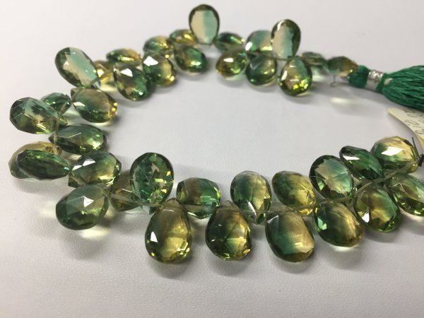 Bio Hydro Quartz Pear Faceted