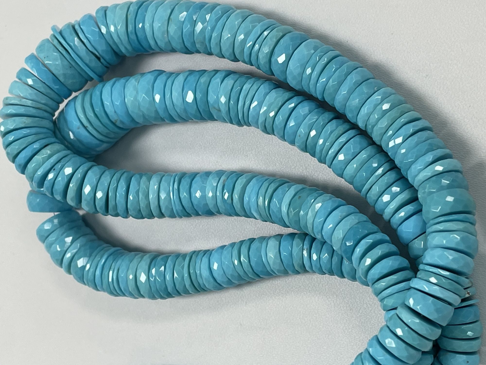 Turquoise Tire Faceted