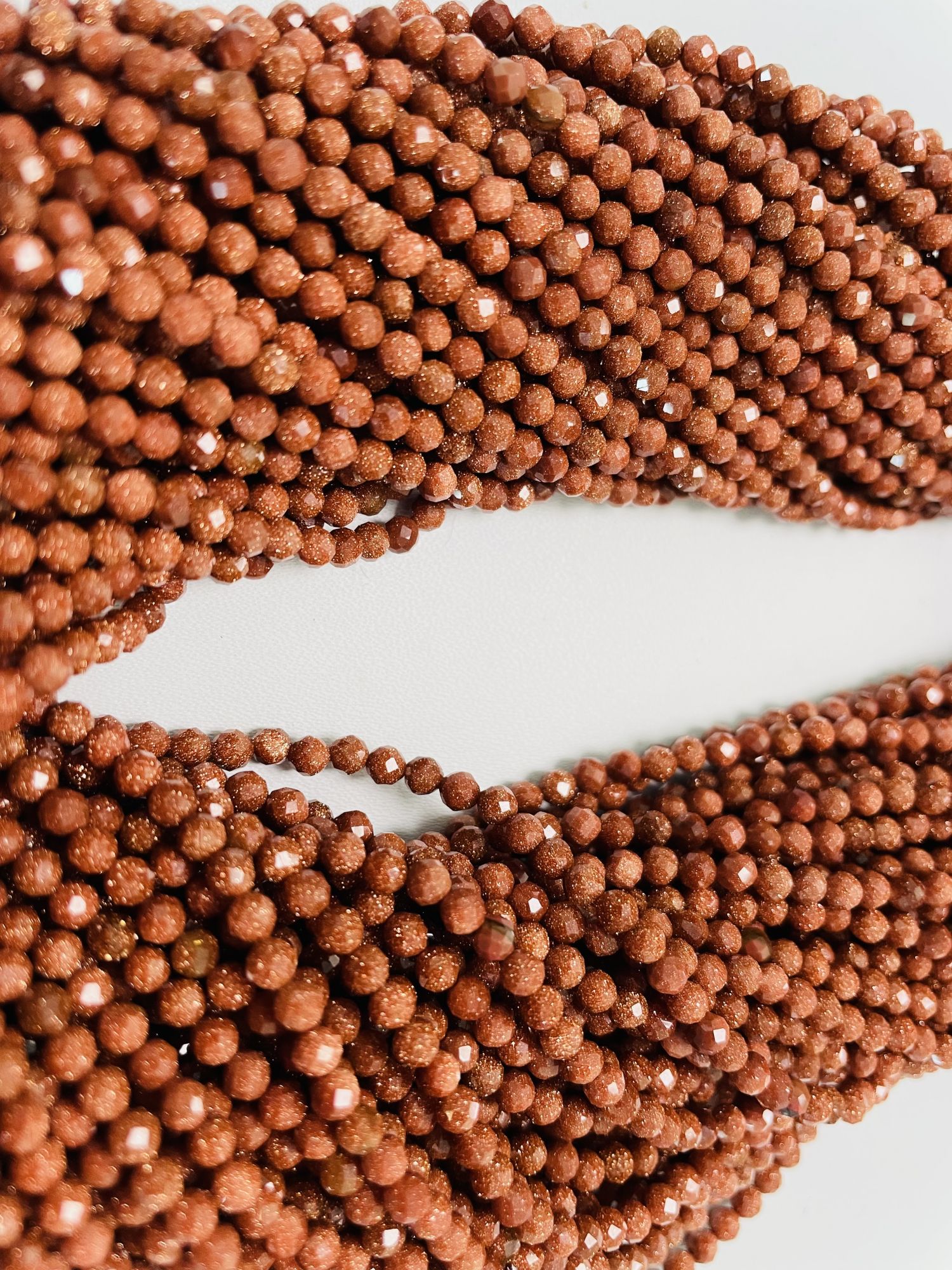 Sandstone Rondelle Faceted