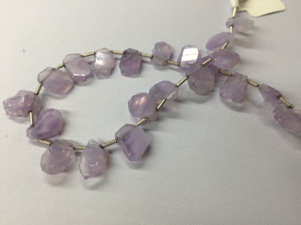 Scorolite Lavender Quartz Slices