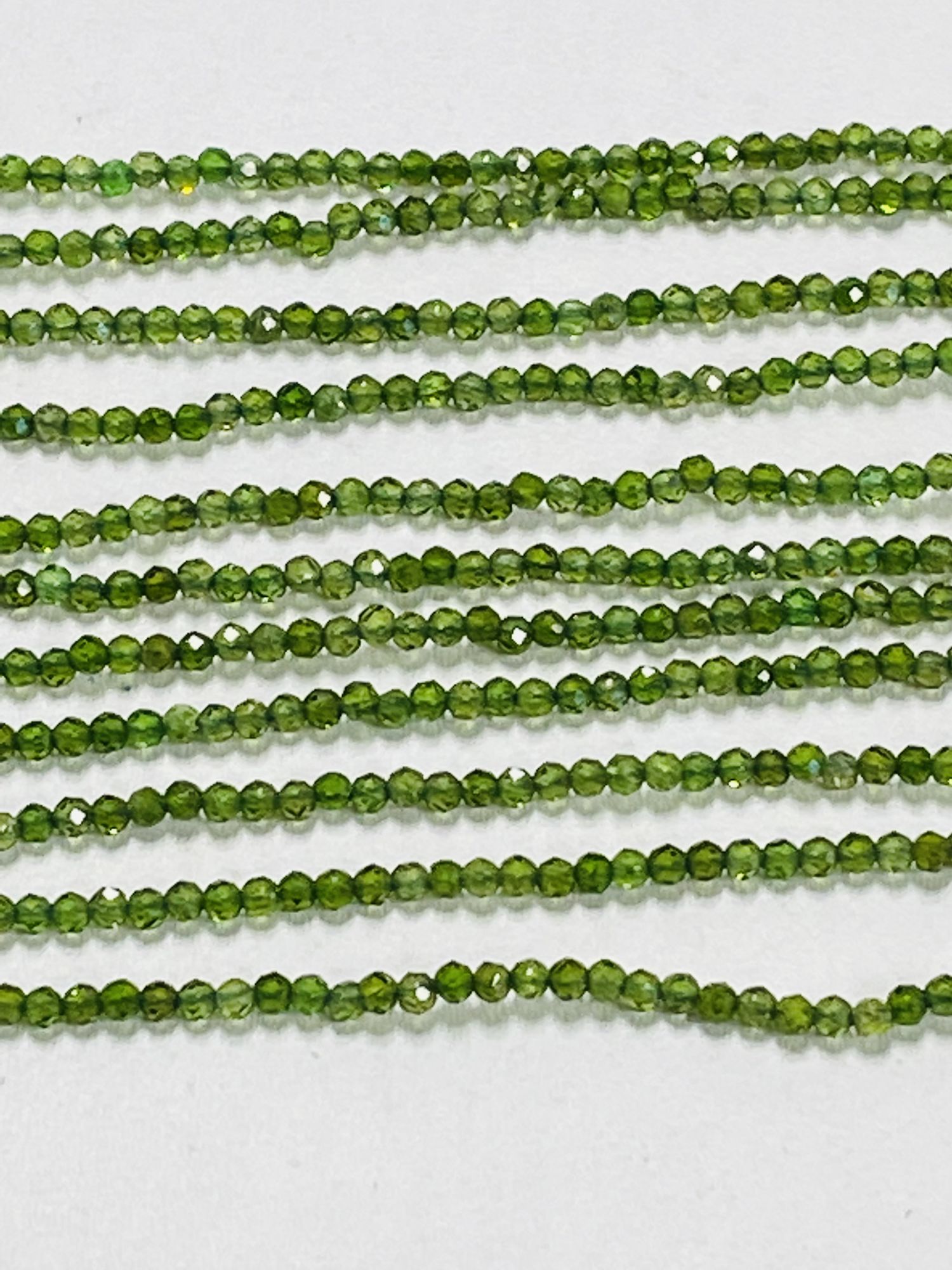 Natural Tsavorite Rondelle Faceted