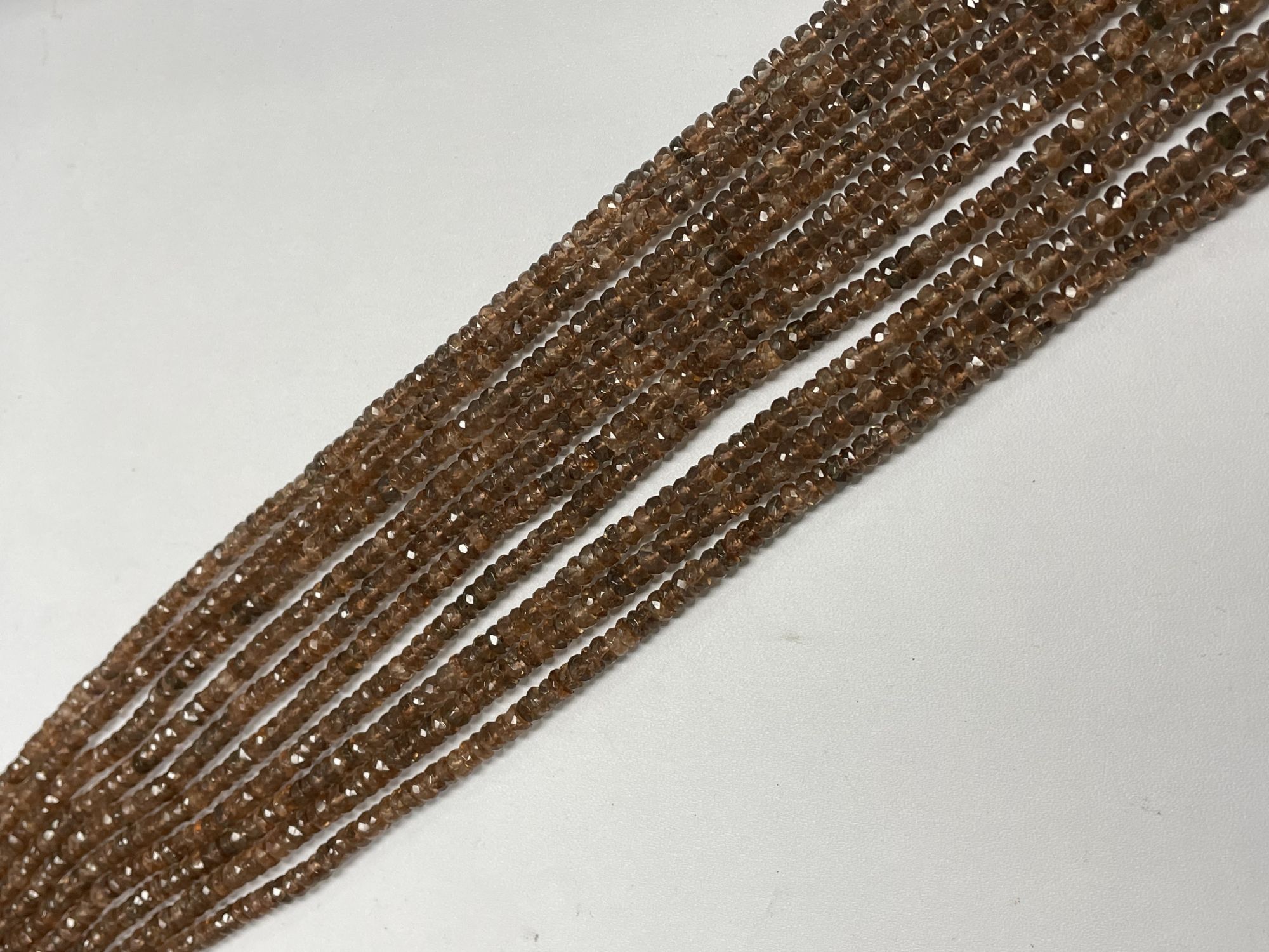 Andalusite Rondelle Faceted