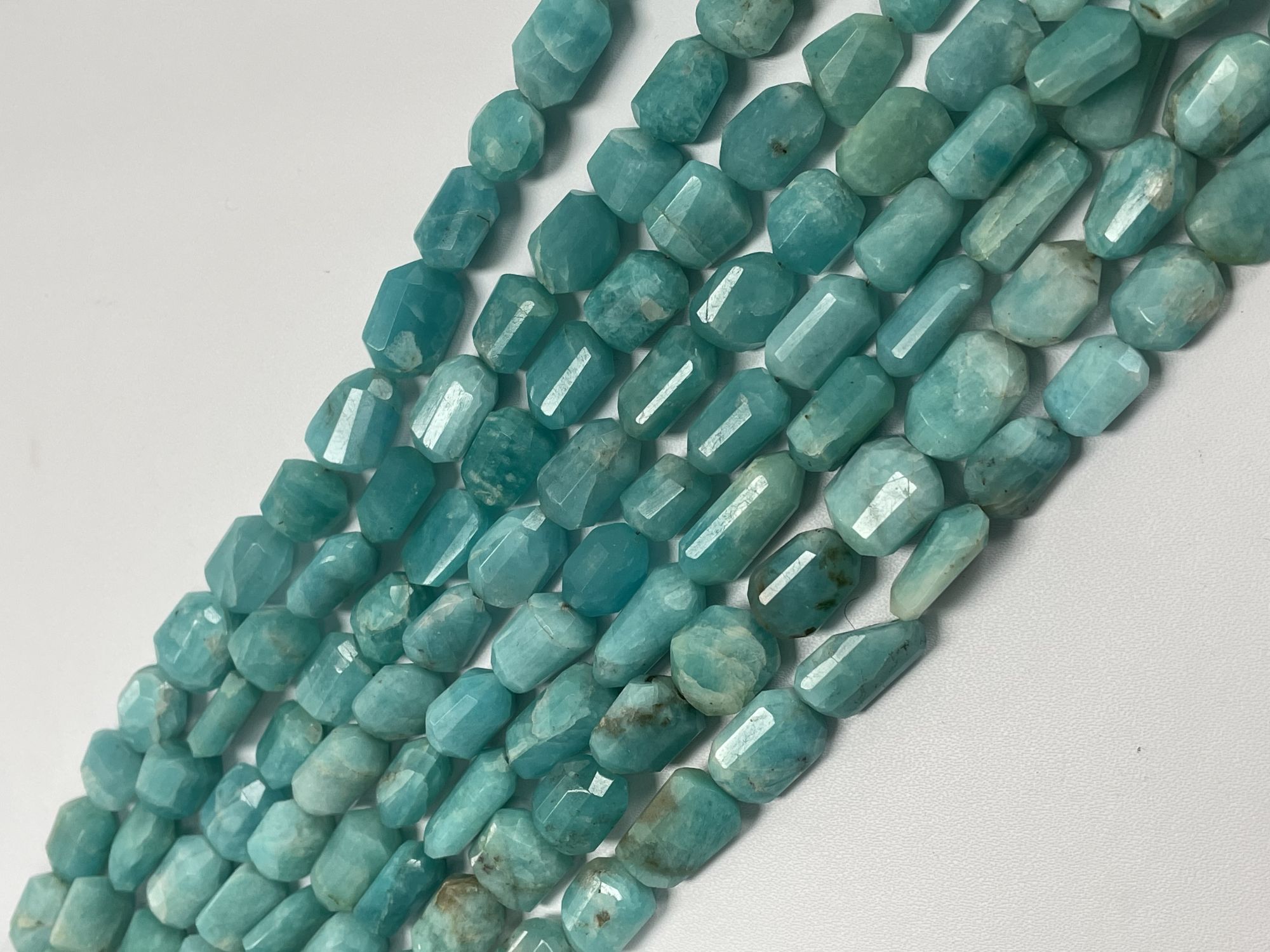 Amazonite Nugget Faceted