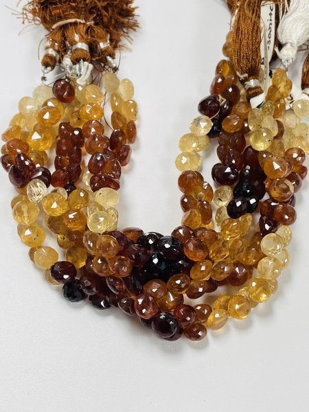 Shaded Hessonite Garnet Onions