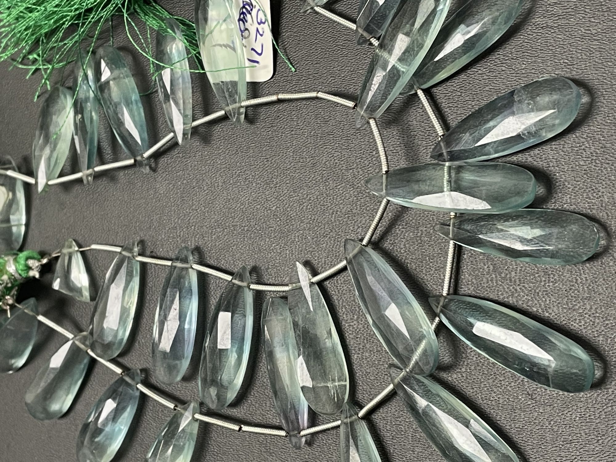 Fluorite Pear Faceted