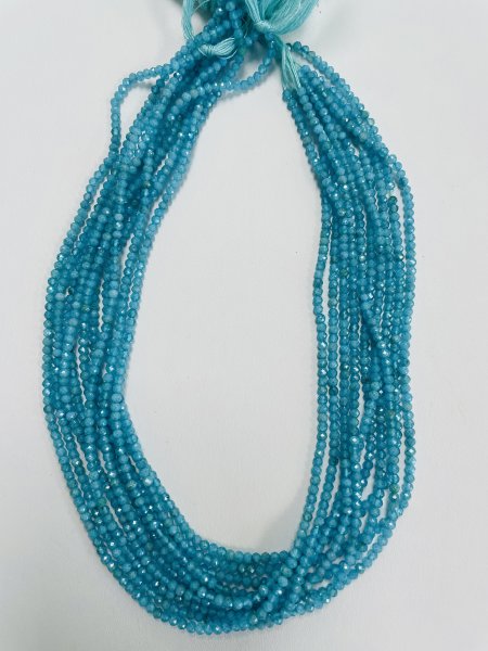 Dyed Amazonite Rondelle Faceted