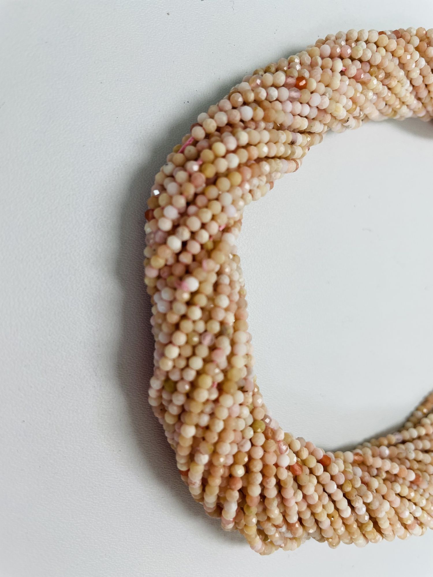 Shaded Opal Rondelle Faceted