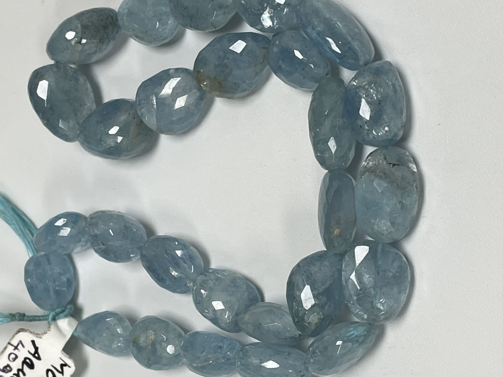 Aquamarine Nugget Faceted