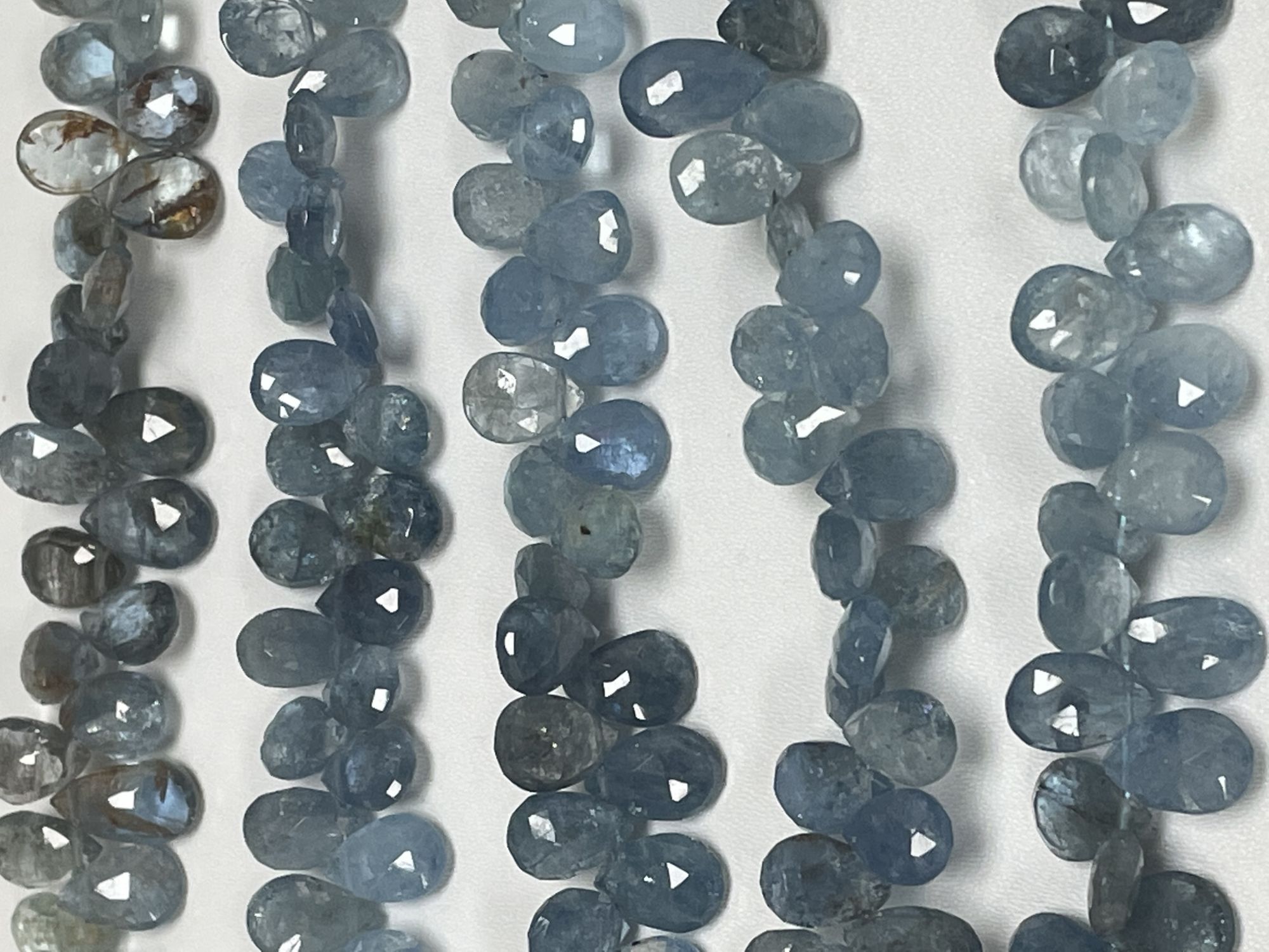 Aquamarine Pear Faceted