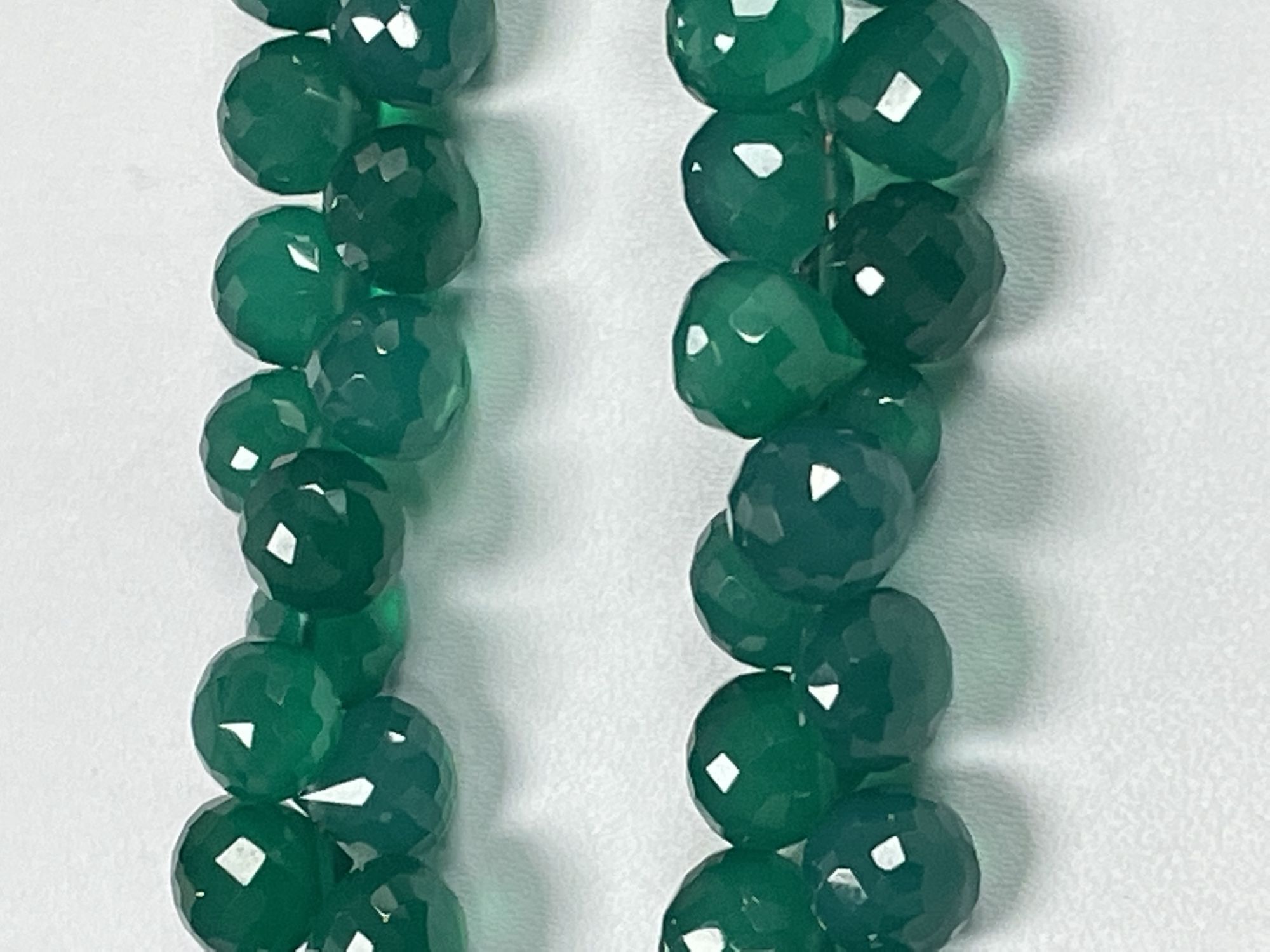 Green Onyx Onions Faceted